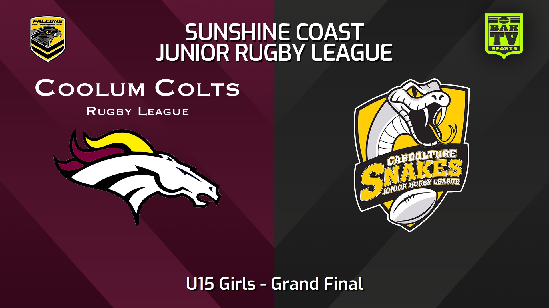 240907-video-Sunshine Coast Junior Rugby League Grand Final - U15 Girls - Coolum Colts JRL v Caboolture Snakes JRL Slate Image