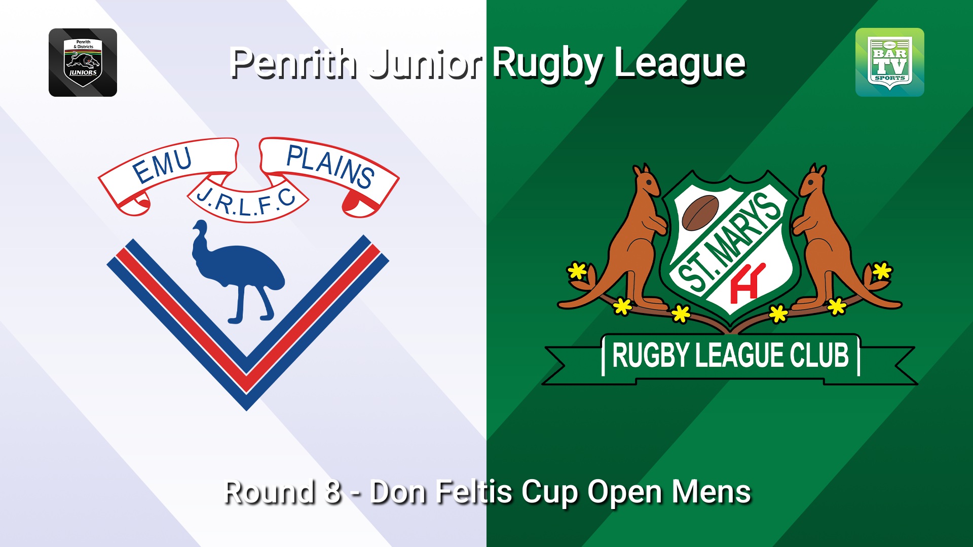 260614-video-Penrith & District Junior Rugby League Round 8 - Don Feltis Cup Open Mens - Emu Plains v St Marys Slate Image