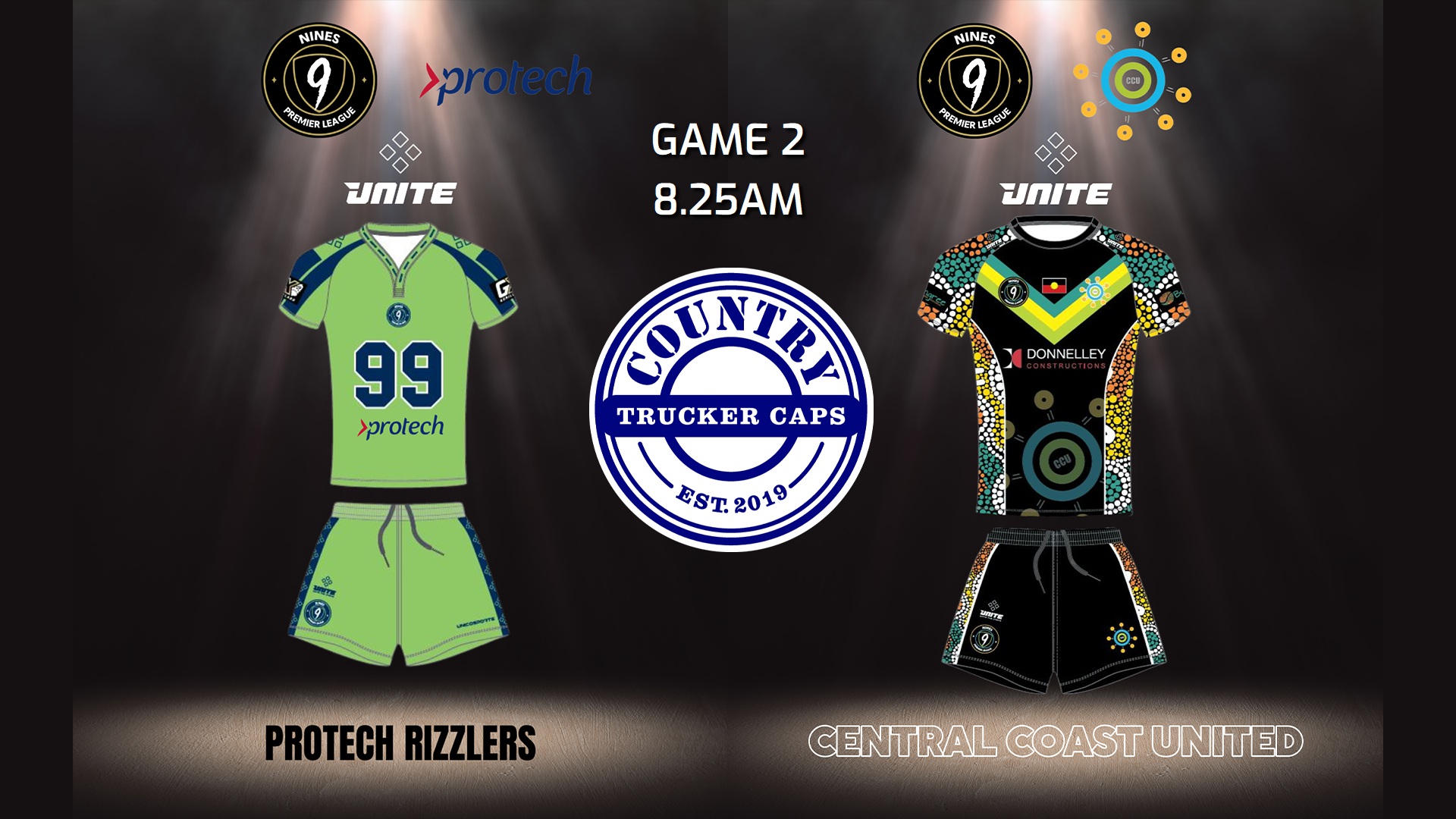 240126-Nines Premier League Game 2 - BYS Pool - Protech Force v Central Coast United Slate Image