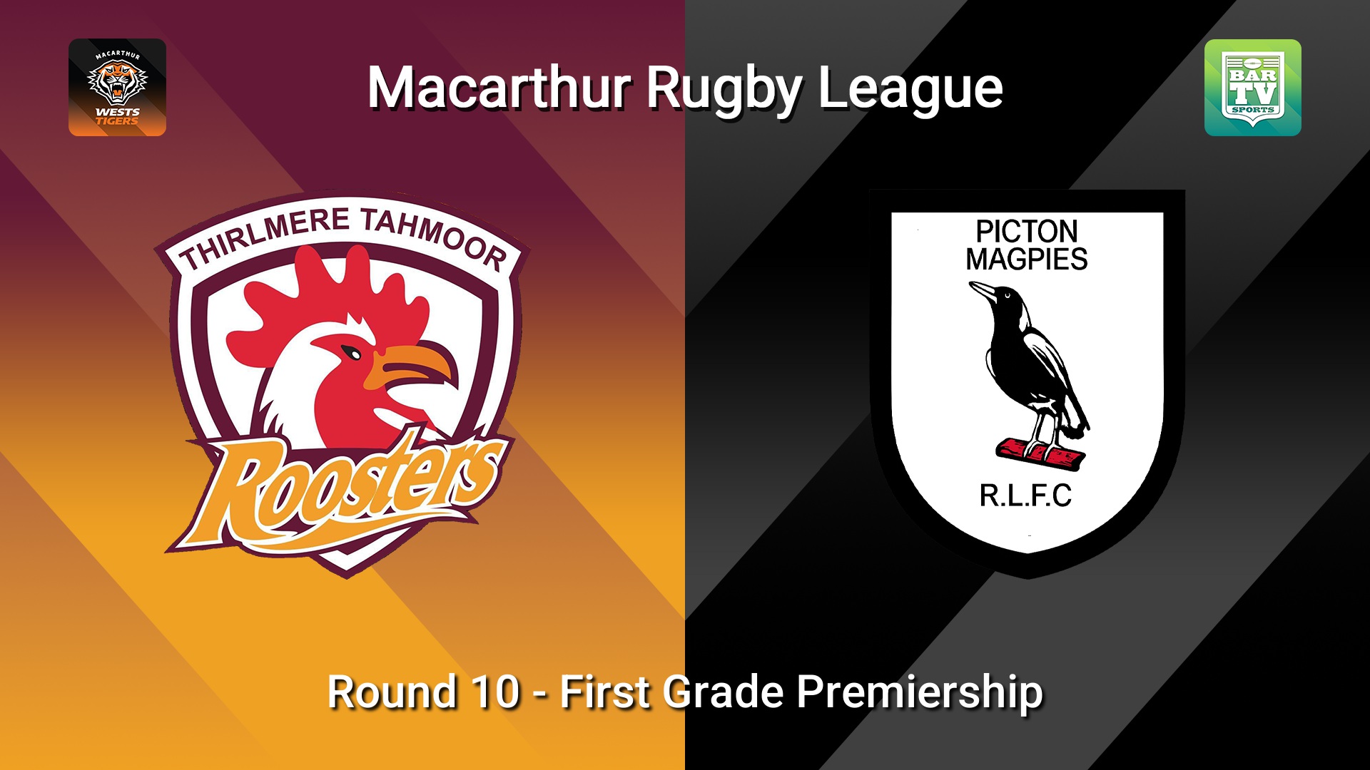 260627-video-Macarthur RL Round 10 - First Grade Premiership - Thirlmere Roosters v Picton Magpies Slate Image