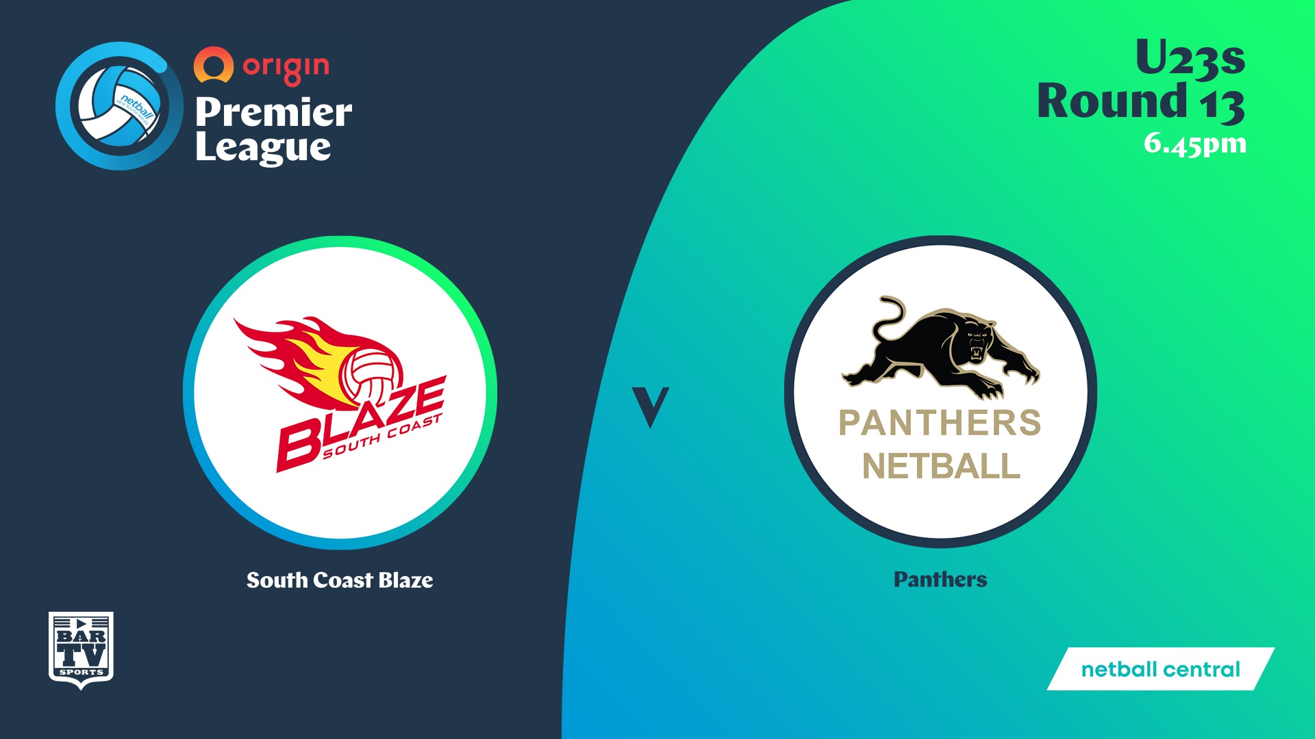 NSW Prem League Round 13 - U23s - South Coast Blaze v Panthers Slate Image