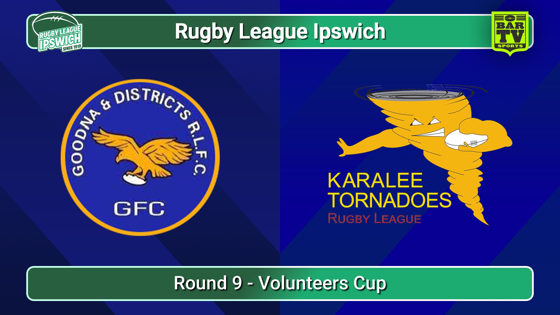 250712-video-Rugby League Ipswich Round 9 - Volunteers Cup - Goodna v Karalee Slate Image