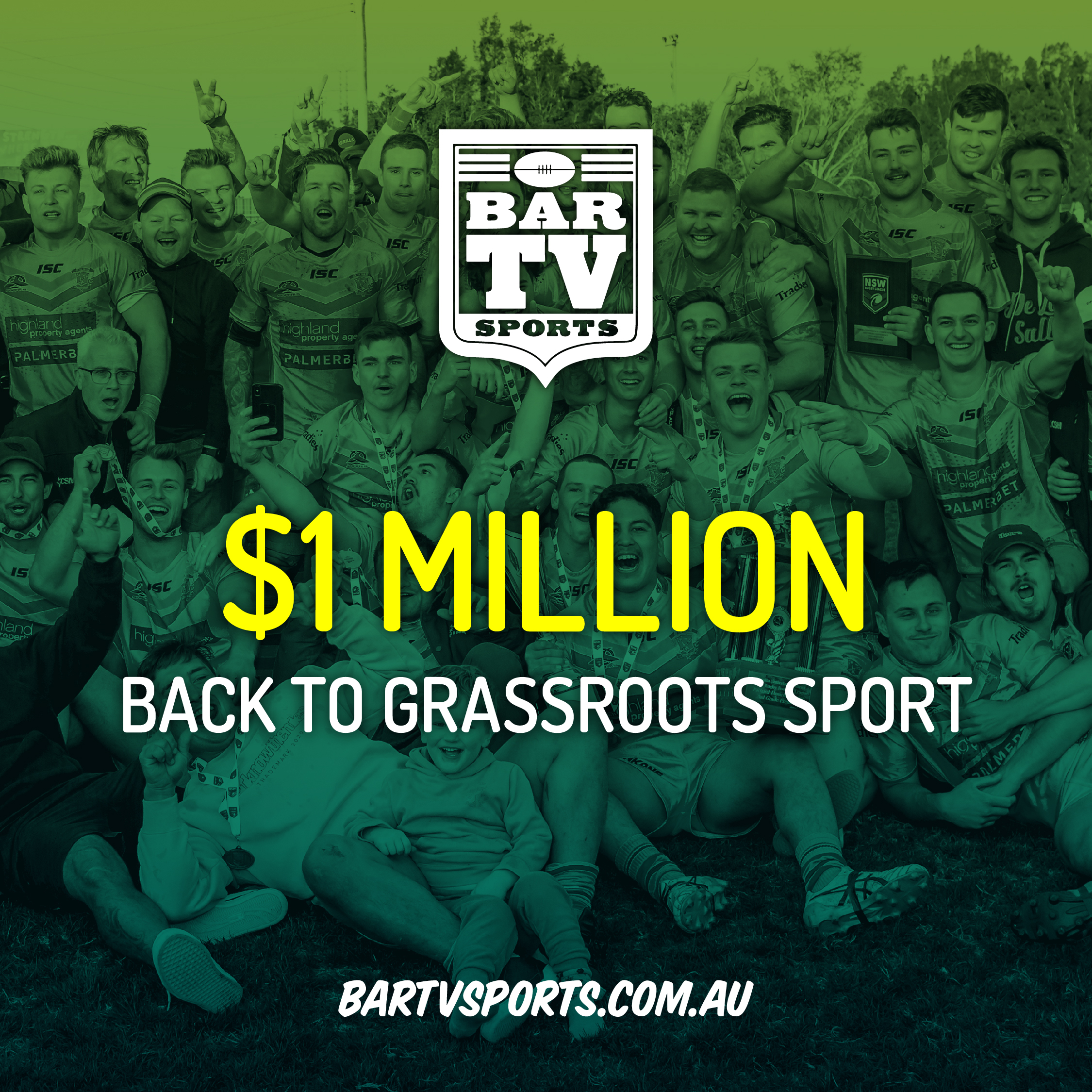 BarTV Sports celebrates $1M back to grassroots Image