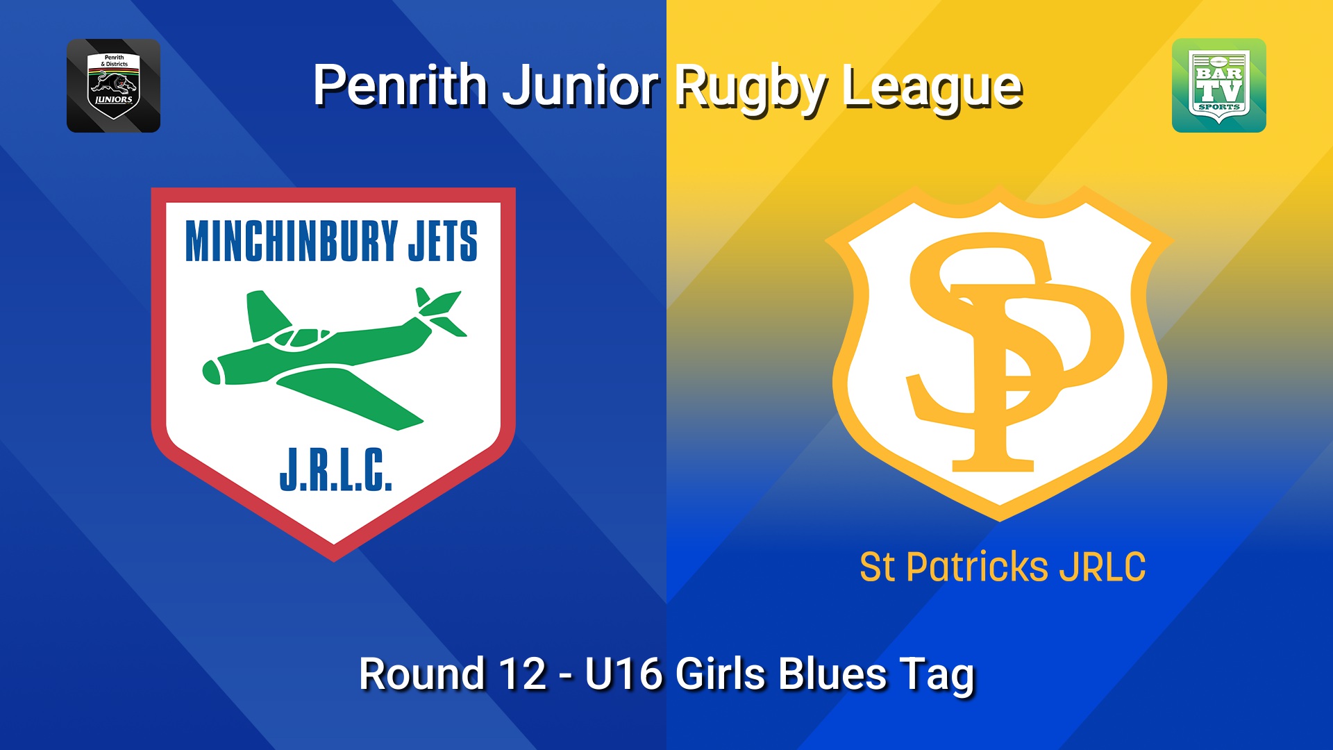 260719-video-Penrith & District Junior Rugby League Round 12 - U16 Girls Blues Tag - Minchinbury v St Patricks Slate Image