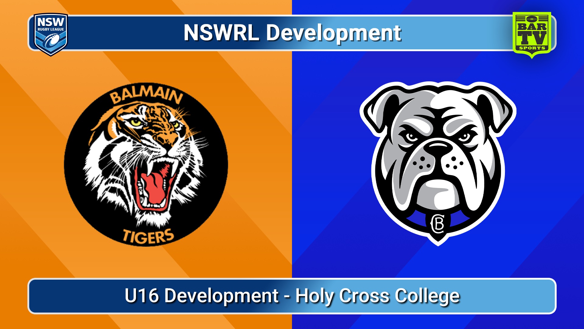 260327-video-NSWRL Development Development Match - U16 Development - Balmain Tigers v Canterbury-Bankstown Bulldogs Slate Image