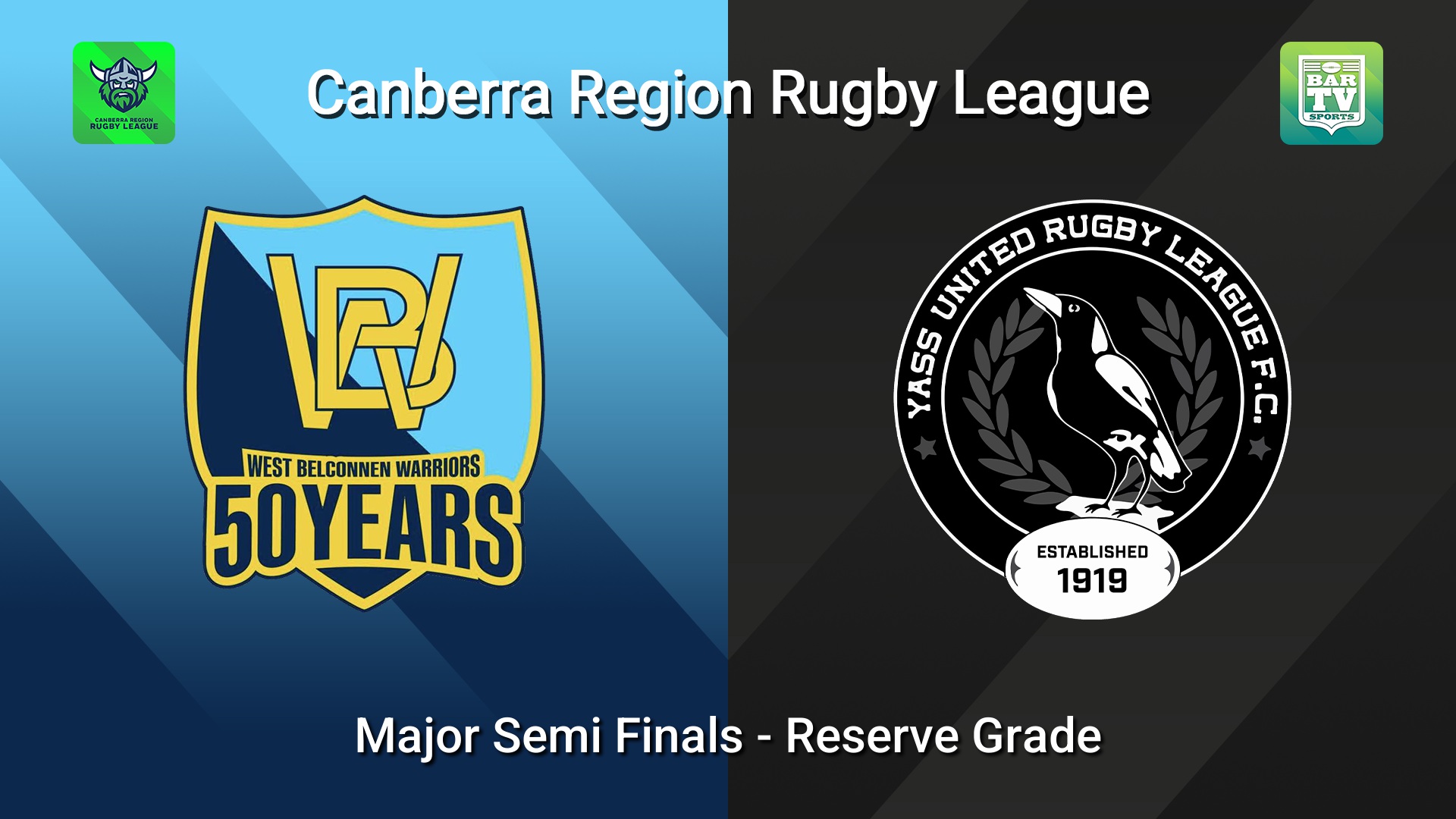 260905-video-Canberra Major Semi Finals - Reserve Grade - West Belconnen Warriors v Yass Magpies Minigame Slate Image