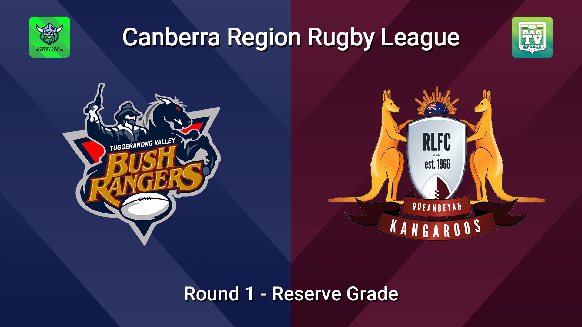 260411-video-Canberra Round 1 - Reserve Grade - Tuggeranong Bushrangers v Queanbeyan Kangaroos Slate Image
