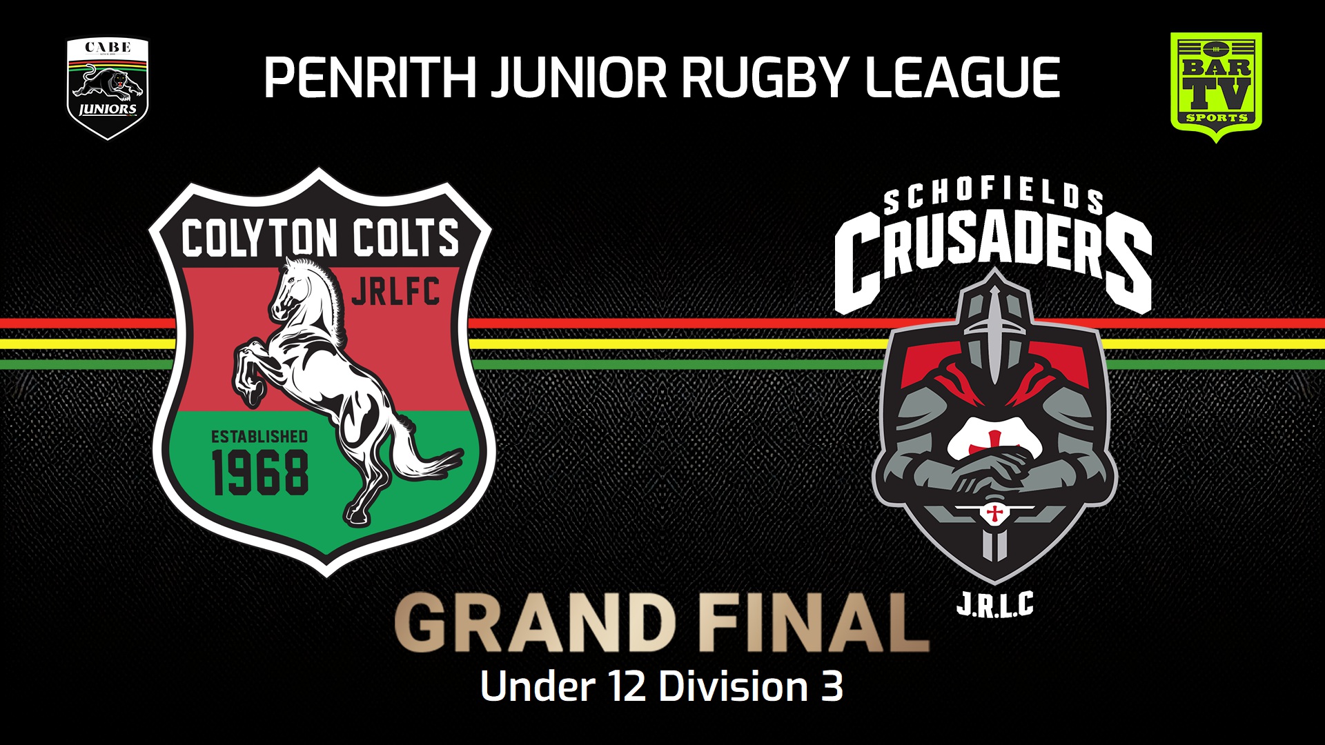 240831-video-Penrith & District Junior Rugby League Grand Final - U12 Div 3 - Colyton Colts v Schofields Crusaders Slate Image