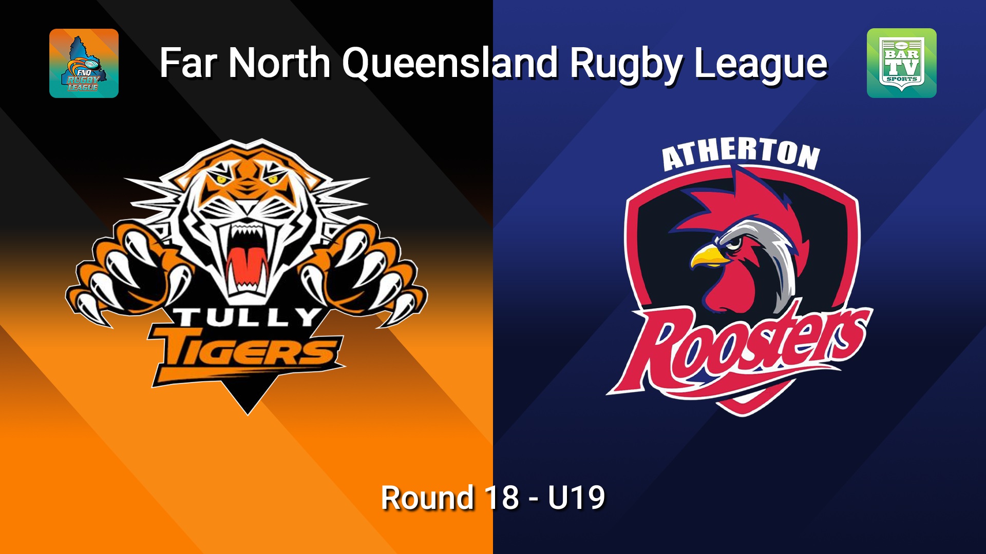 260809-video-FNQ Rugby League Round 18 - O'Neills U19s - Tully Tigers  v Atherton Roosters  Slate Image