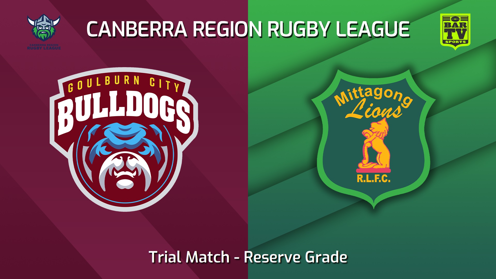250322-video-Canberra Trial Match - Reserve Grade - Goulburn City Bulldogs v Mittagong Lions Slate Image