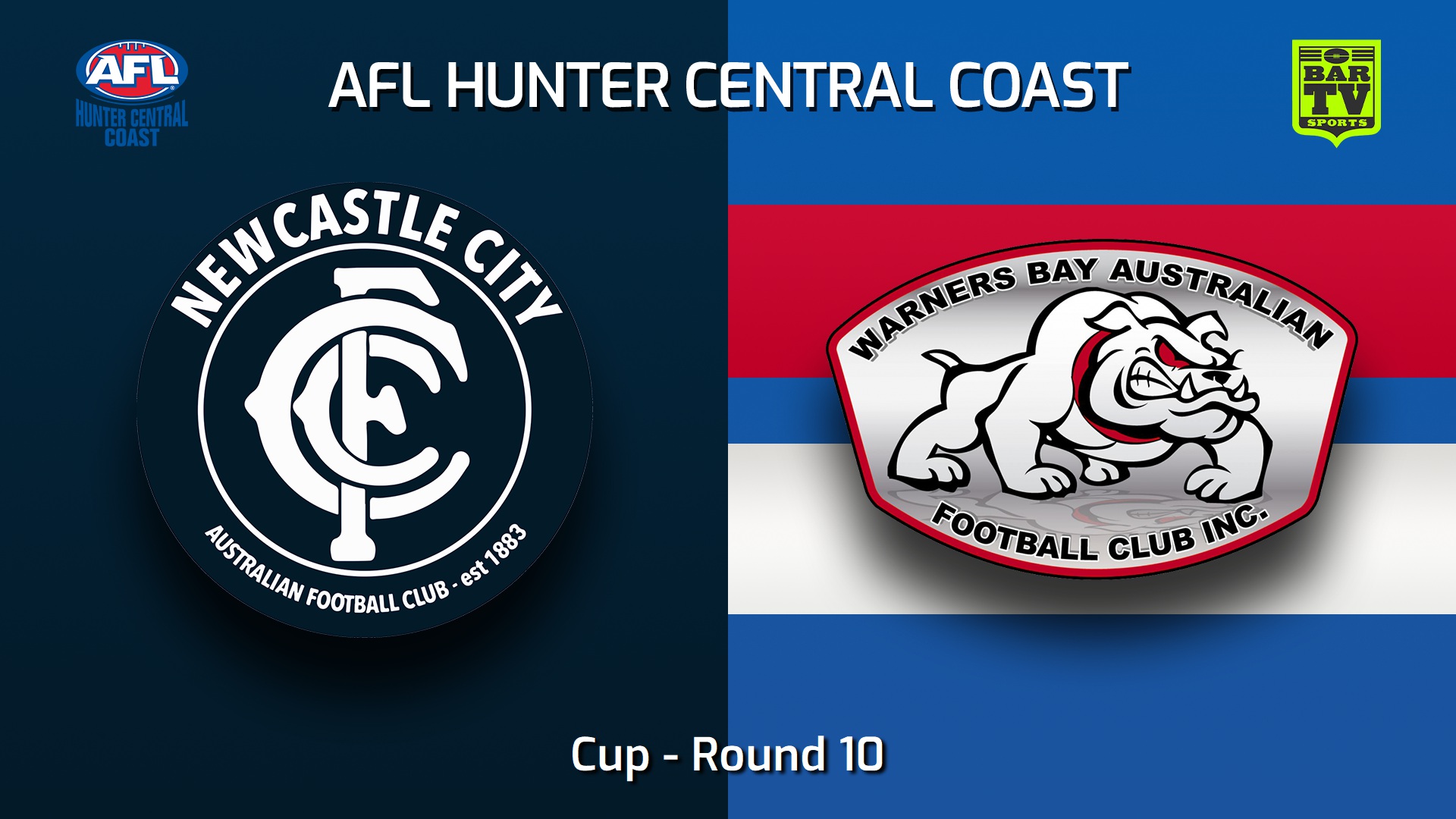 250628-video-AFL Hunter Central Coast Round 10 - Cup - Newcastle City  v Warners Bay Bulldogs Slate Image