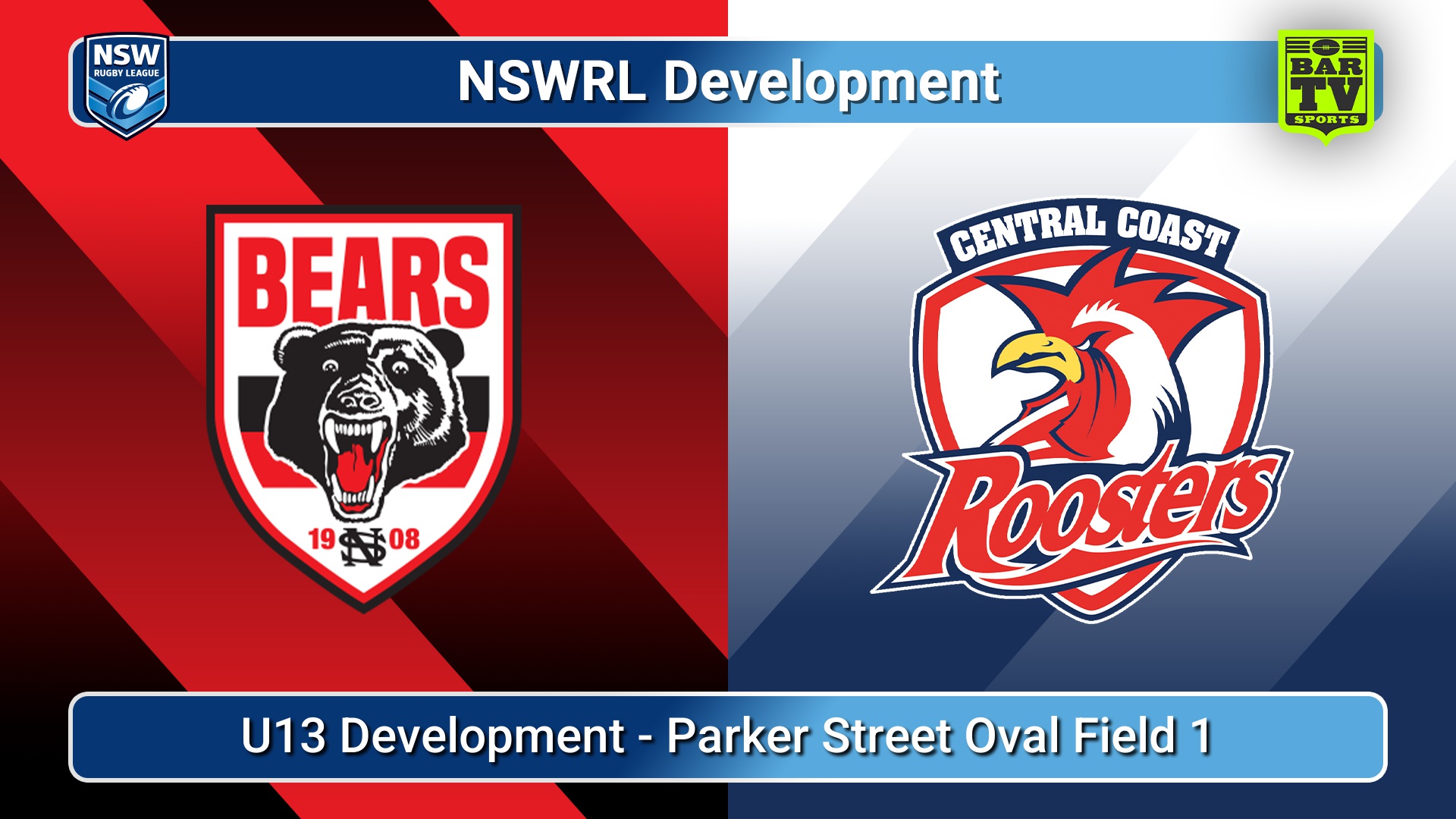 260716-video-NSWRL Development Game 5 - U13 Development - North Sydney Bears v Central Coast Roosters Slate Image