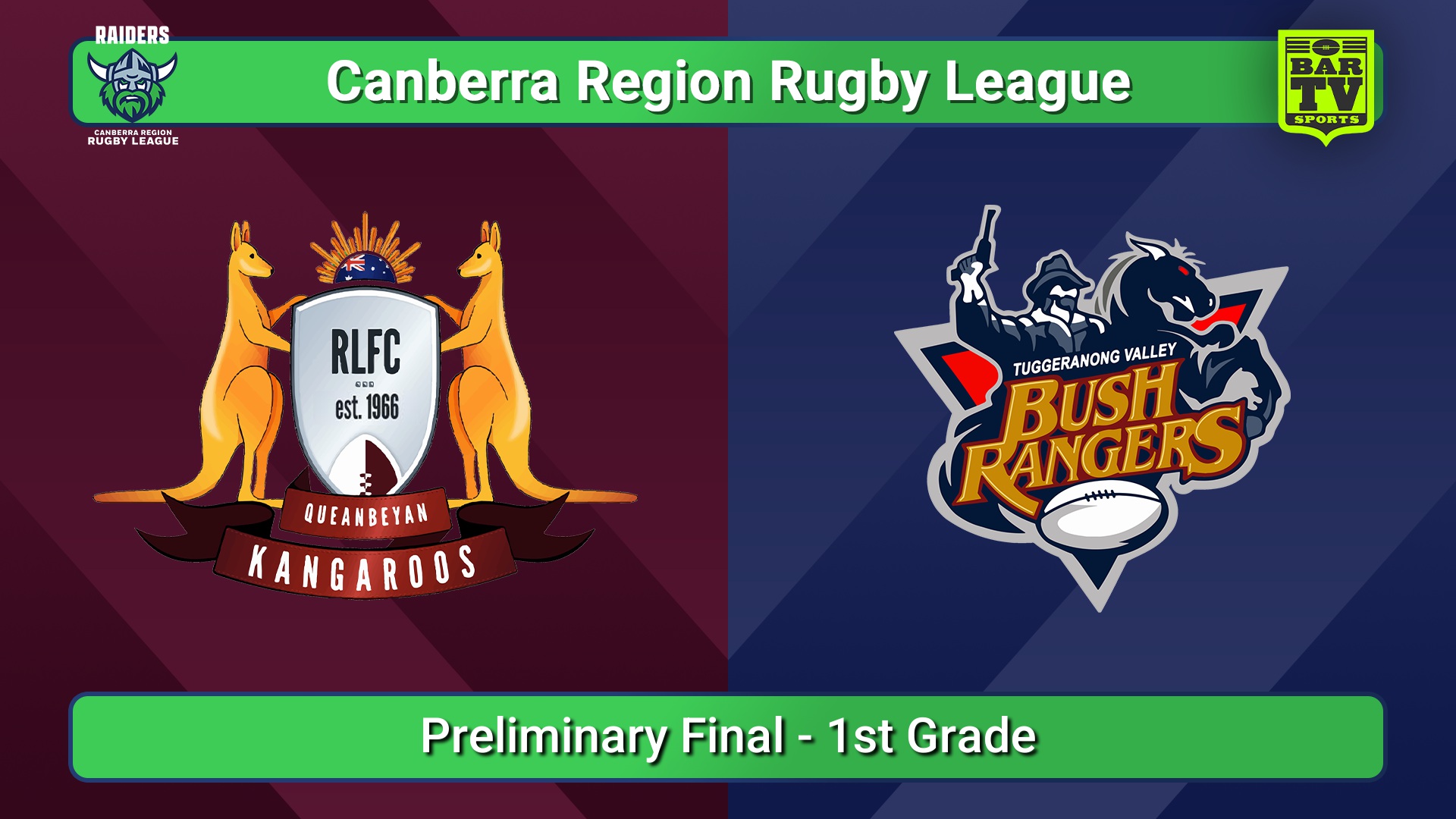 250907-video-Canberra Preliminary Final - 1st Grade - Queanbeyan Kangaroos v Tuggeranong Bushrangers Slate Image