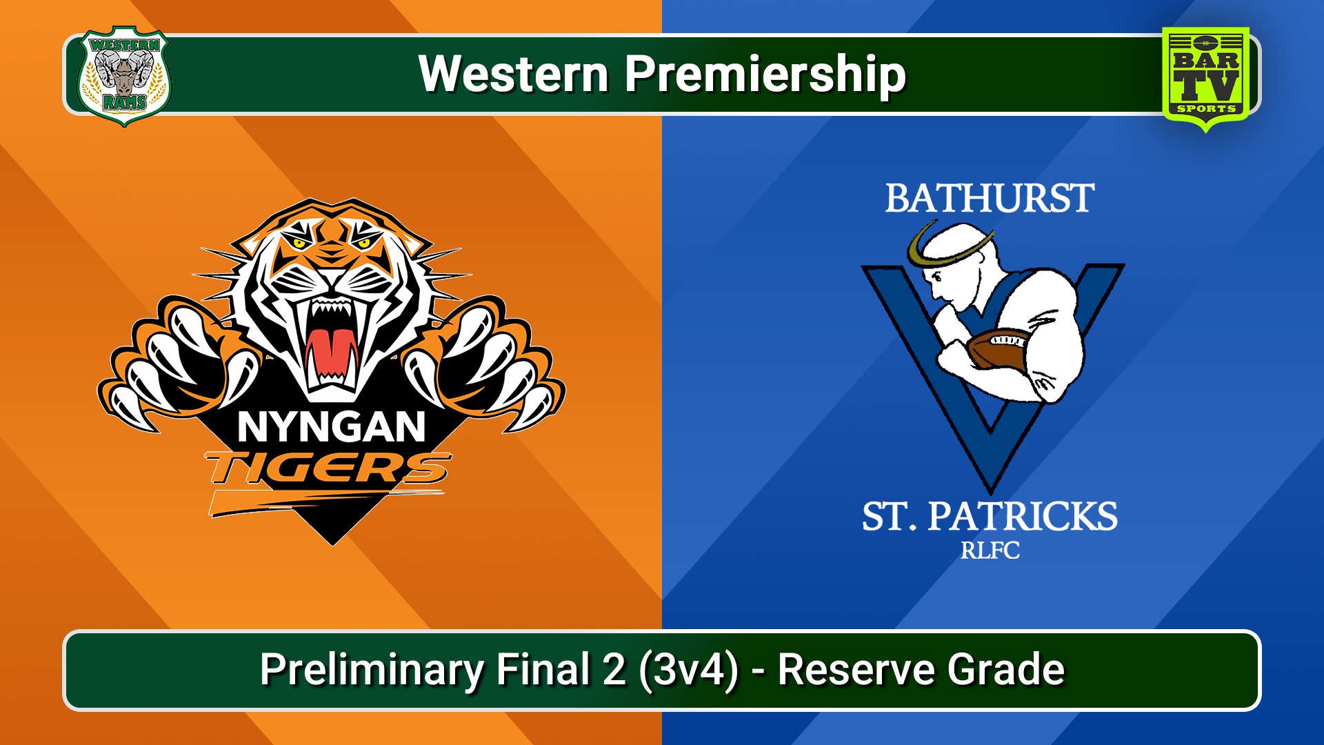 250831-video-Western Premiership Preliminary Final 2 (3v4) - Reserve Grade - Nyngan Tigers v Bathurst St. Pats Slate Image