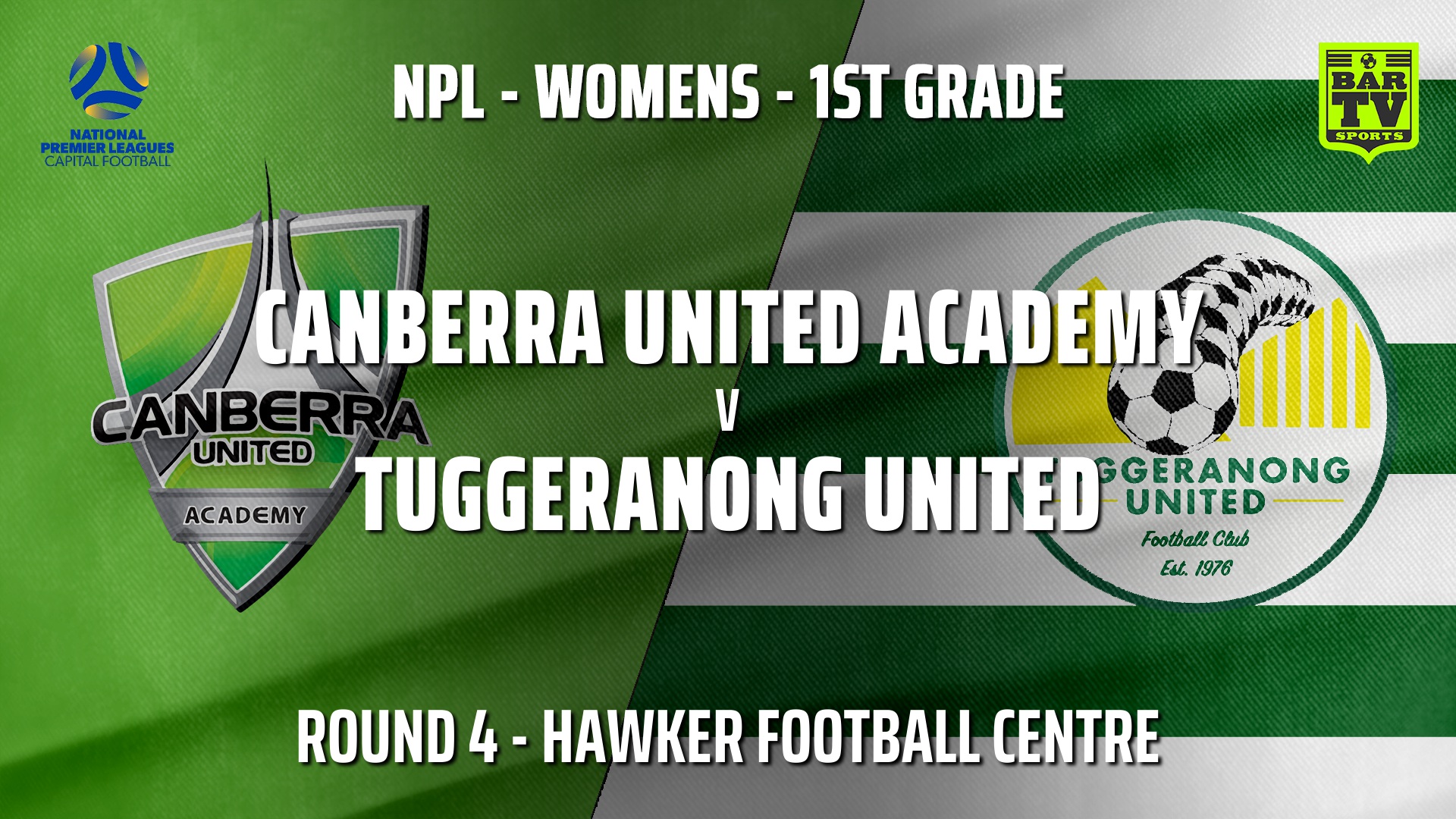 210502-NPLW - Capital Round 4 - Canberra United Academy v Tuggeranong United FC (women) Slate Image