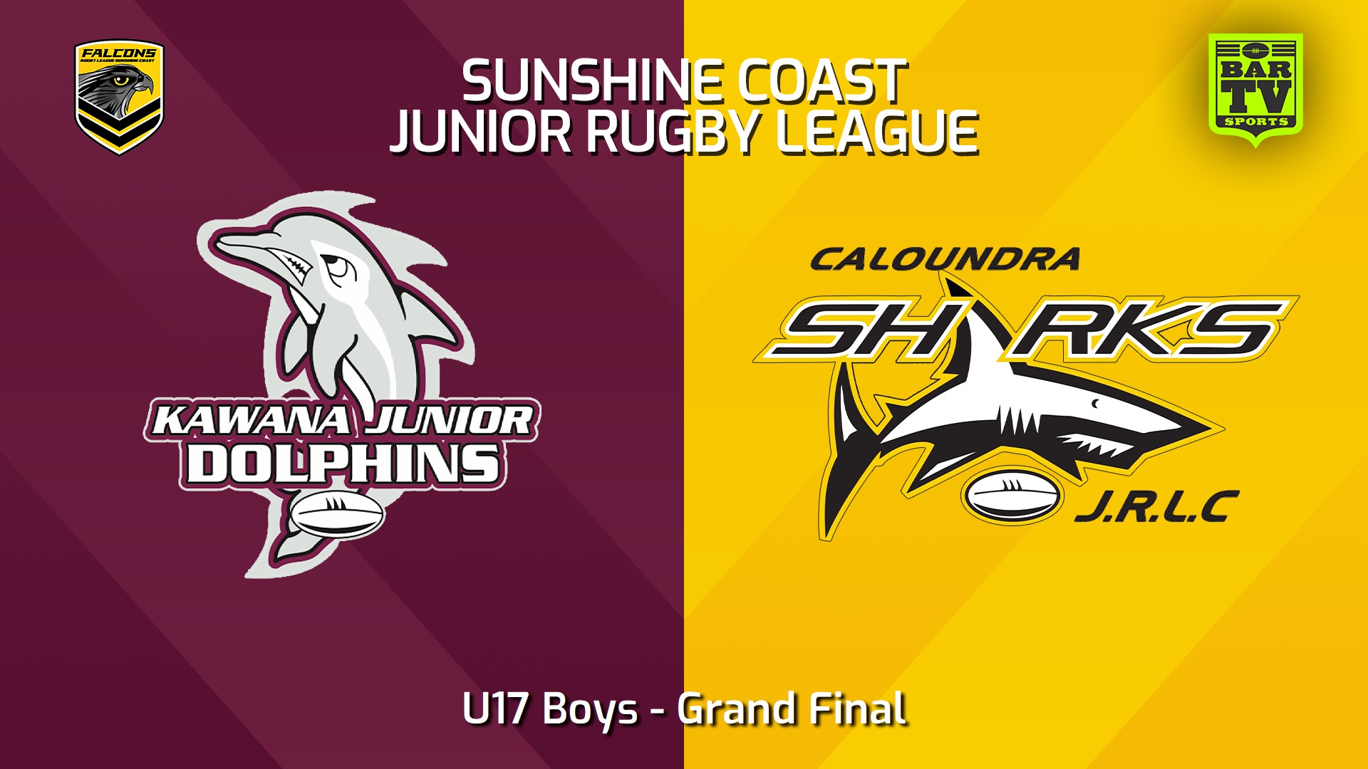240907-video-Sunshine Coast Junior Rugby League Grand Final - U17 Boys - Kawana Dolphins JRL v Caloundra Sharks JRL Slate Image