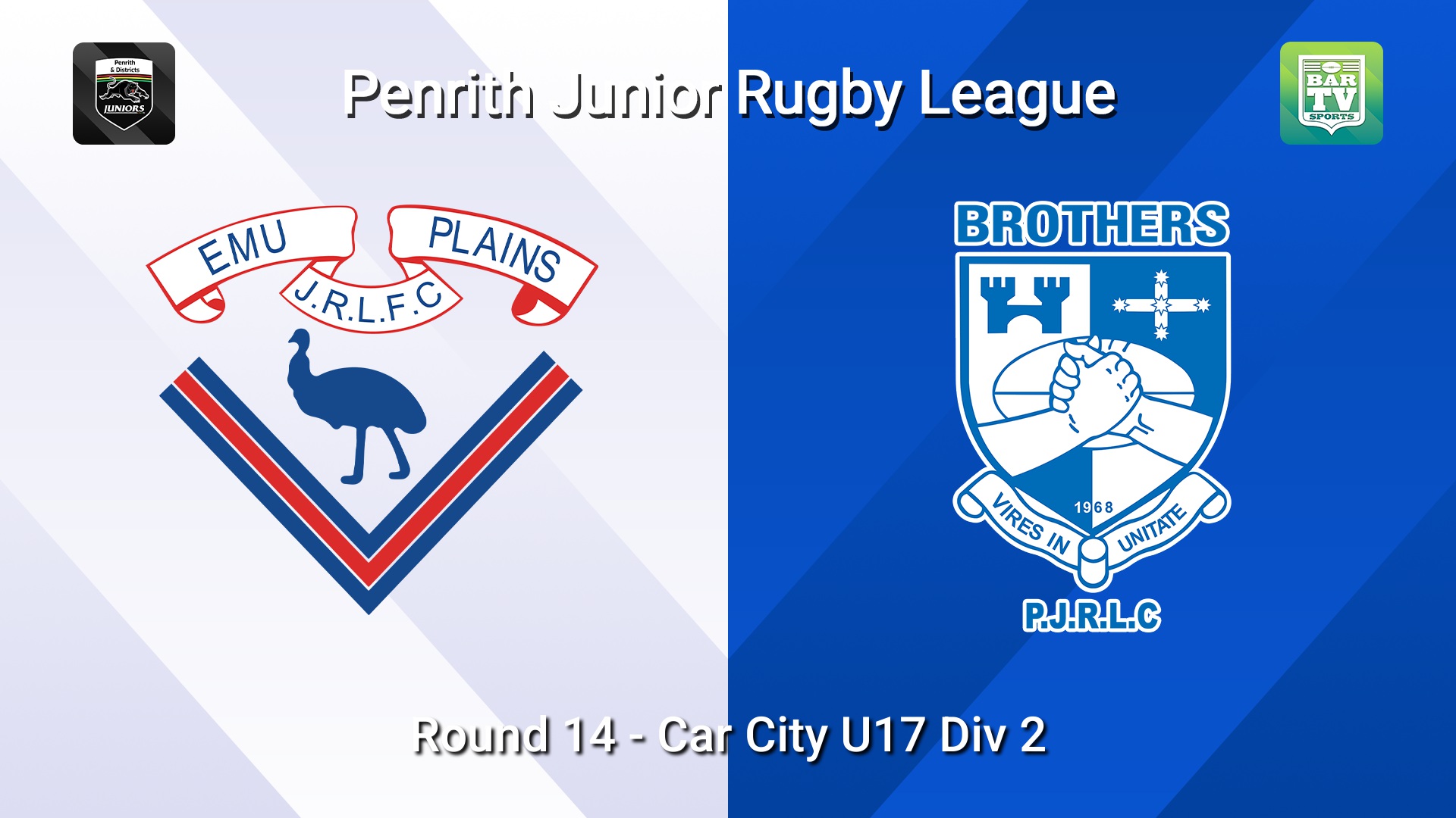 260801-video-Penrith & District Junior Rugby League Round 14 - Car City U17 Div 2 - Emu Plains v Brothers Slate Image