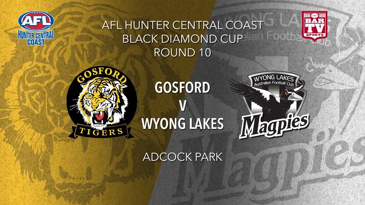 AFL HCC Round 10 - Cup - Gosford Tigers v Wyong Lakes Magpies Slate Image
