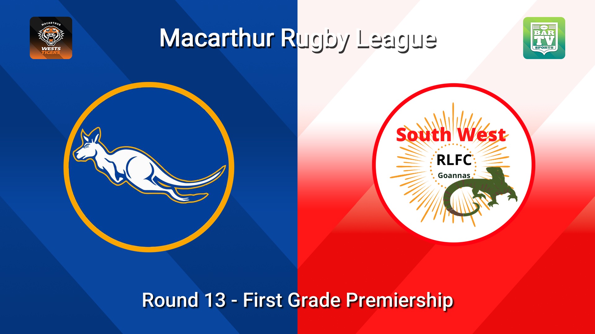 260726-video-Macarthur RL Round 13 - First Grade Premiership - Campbelltown City Kangaroos v South West Goannas Slate Image