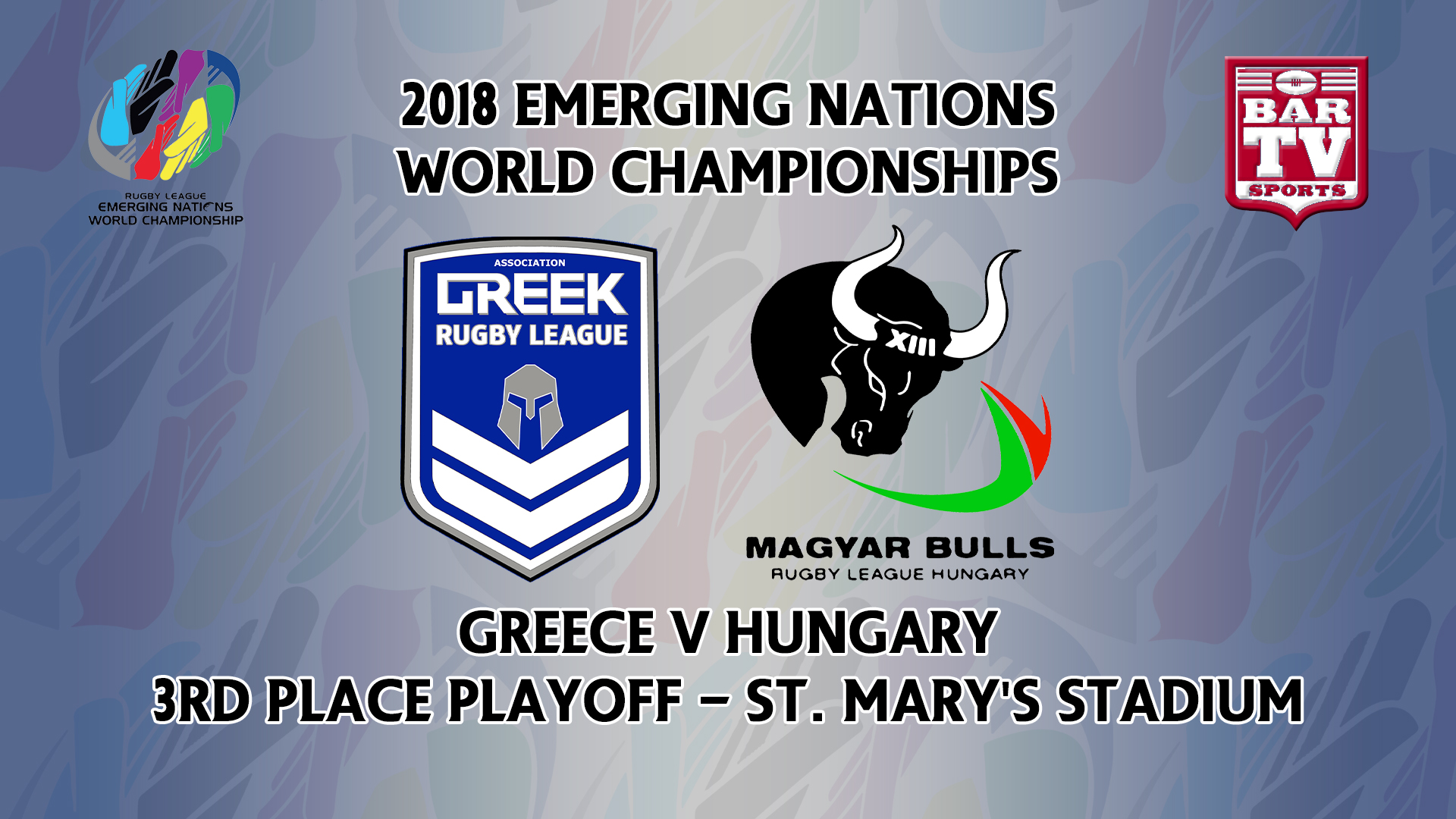 181013-International RL Playoff for third - Greece v Hungary Slate Image