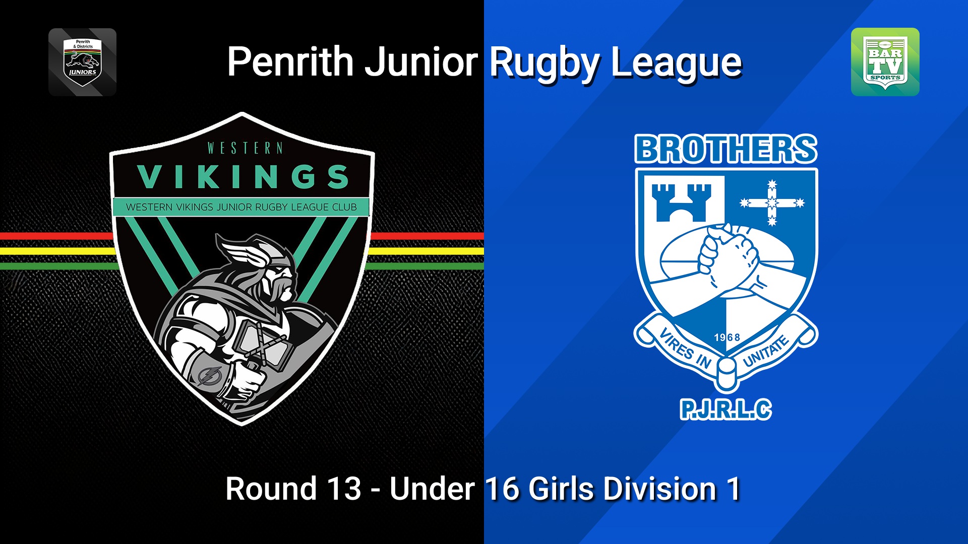 260725-video-Penrith & District Junior Rugby League Round 13 - Under 16 Girls Division 1 - Western Vikings v St Marys (1) Minigame Slate Image