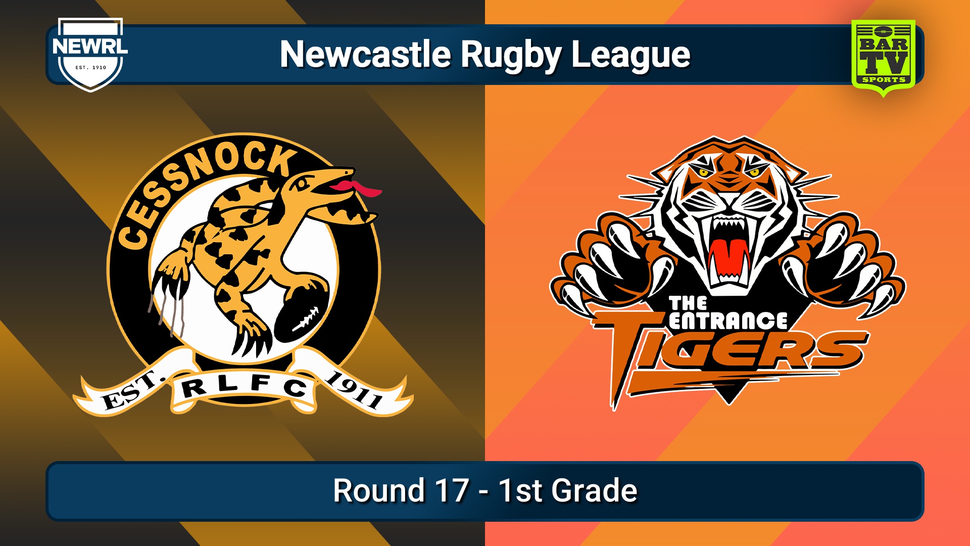 250816-video-Newcastle RL Round 17 - 1st Grade - Cessnock Goannas v The Entrance Tigers Slate Image
