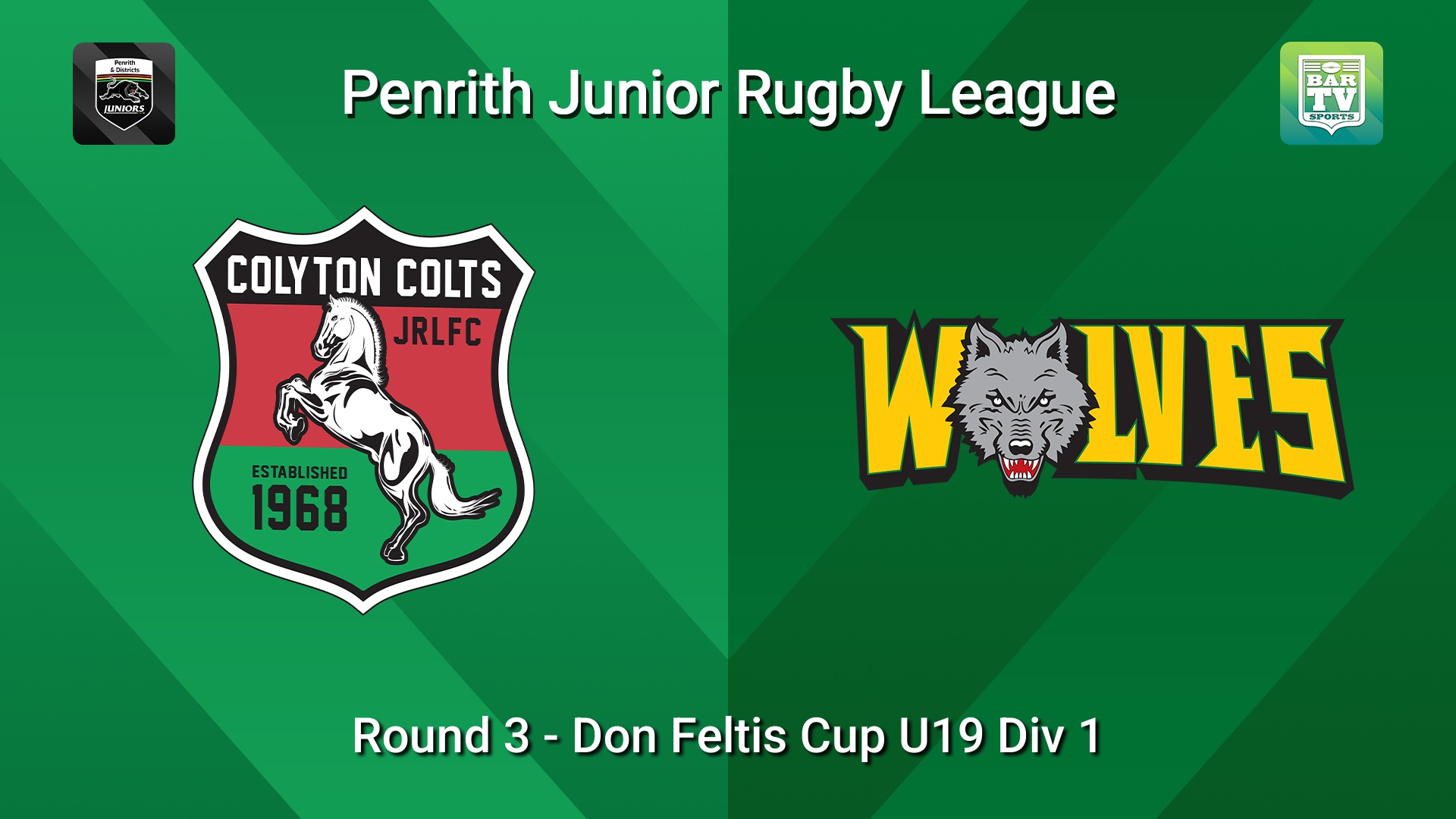 260419-video-Penrith & District Junior Rugby League Round 3 - Don Feltis Cup U19 Div 1 - Colyton v Windsor Wolves Slate Image