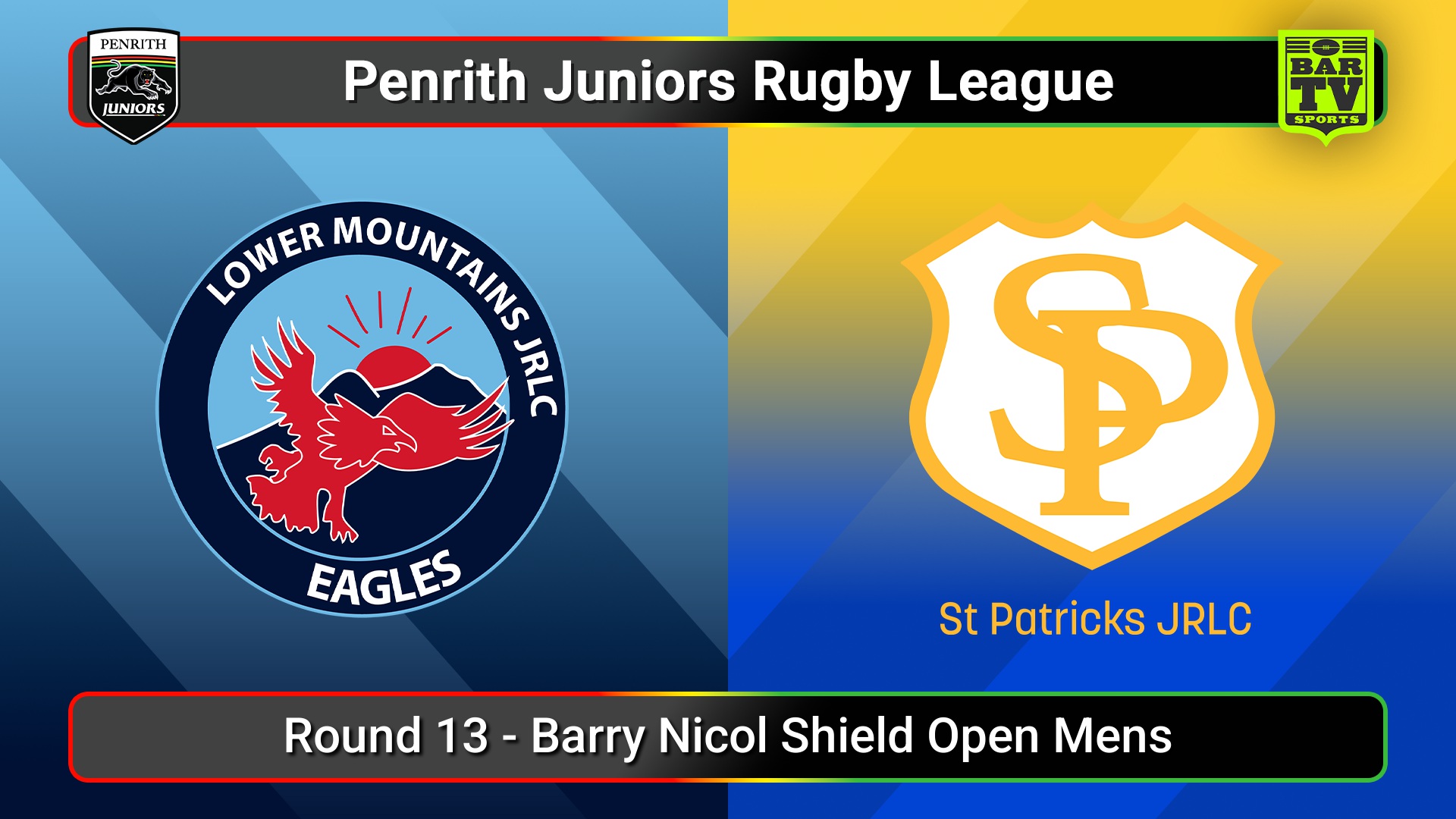 250713-video-Penrith & District Junior Rugby League Round 13 - Barry Nicol Shield Open Mens - Lower Mountains v St Patricks Slate Image