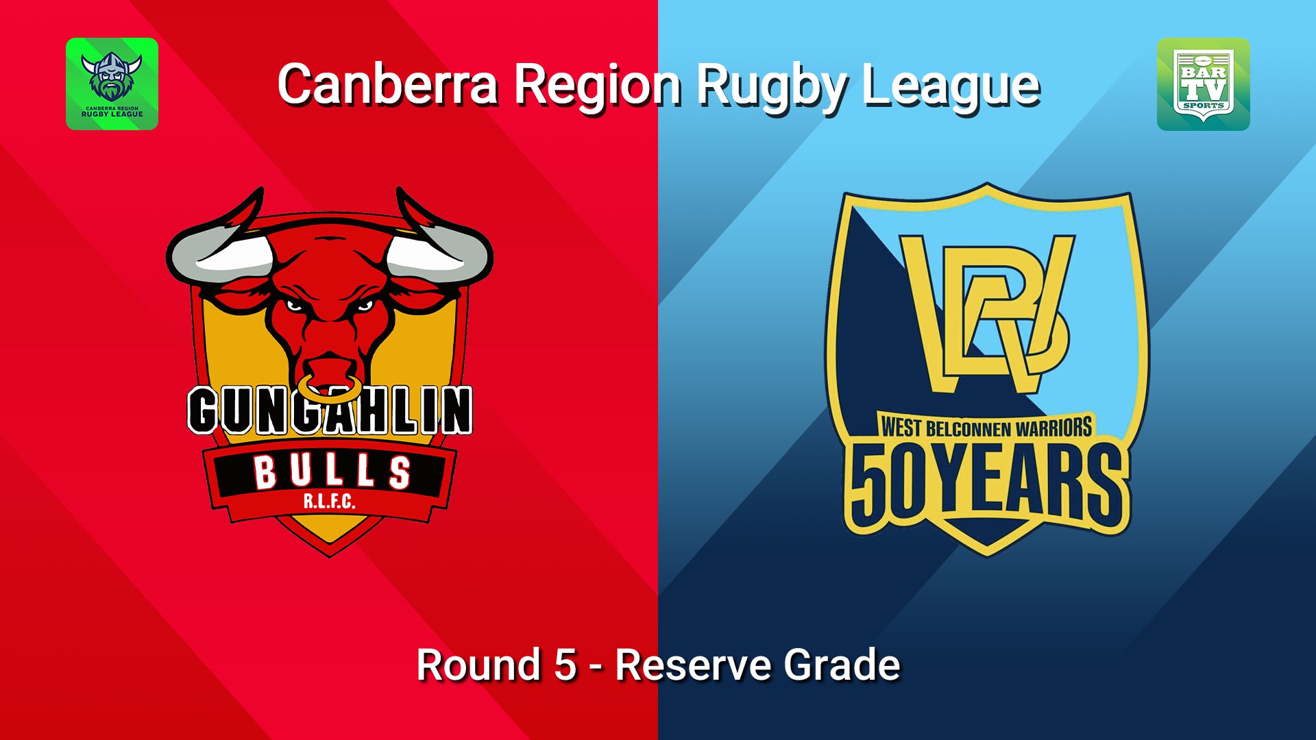 260516-video-Canberra Round 5 - Reserve Grade - Gungahlin Bulls v West Belconnen Warriors Slate Image