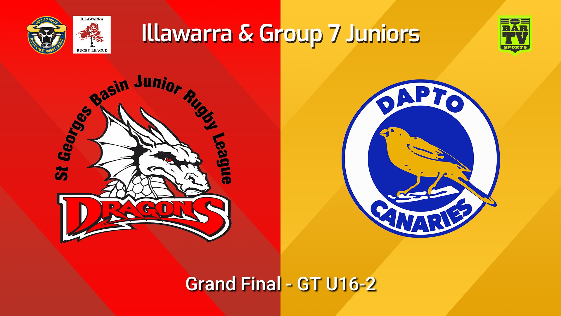 260830-video-Illawarra and Group 7 Merged Grand Final  - GT U16-2 - St Georges Basin Dragons v Dapto Canaries Slate Image