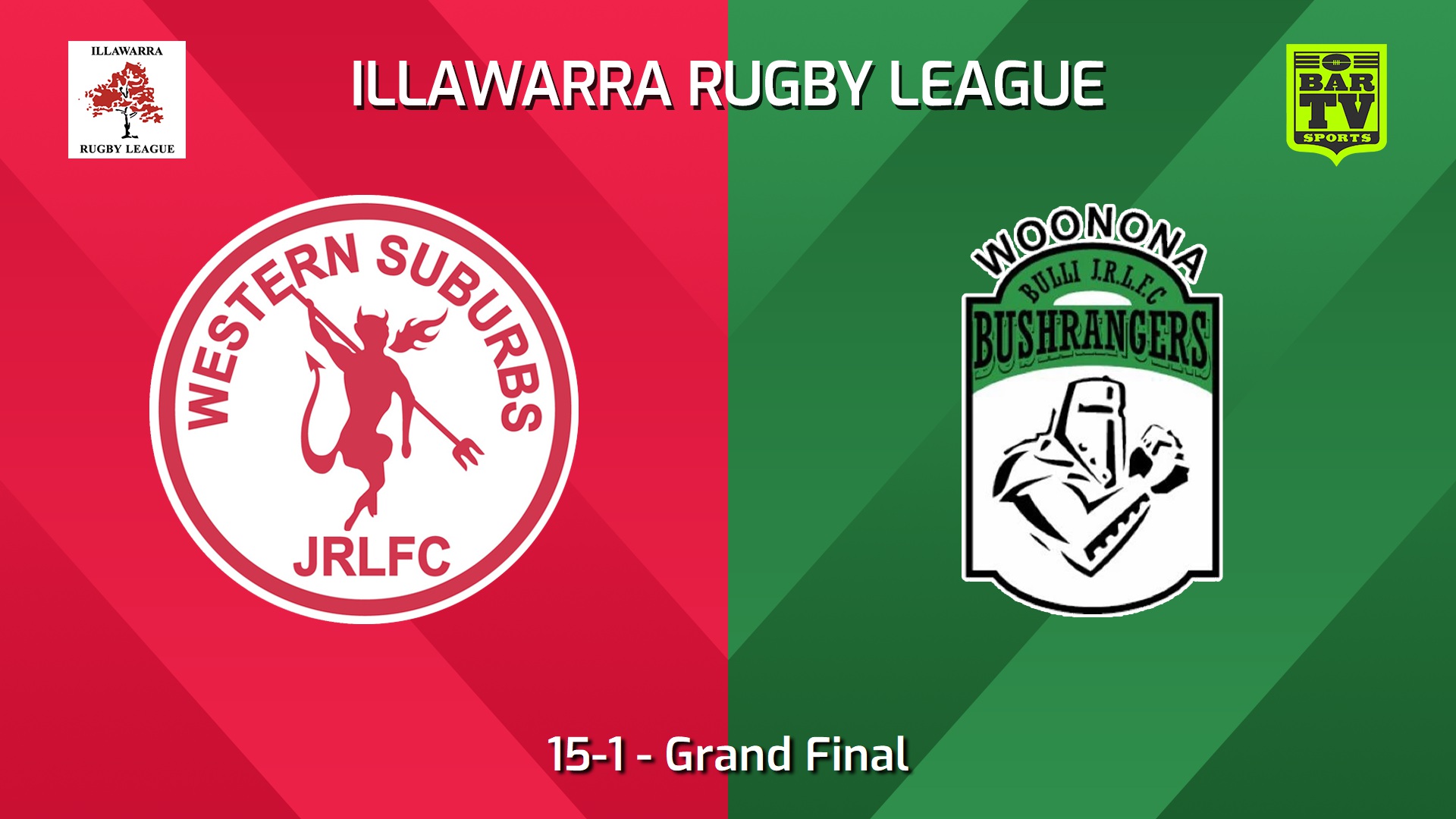 240907-video-Illawarra Rugby League Juniors Grand Final - 15-1 - Western Suburbs Devils JRL v Woonona Bushrangers Slate Image
