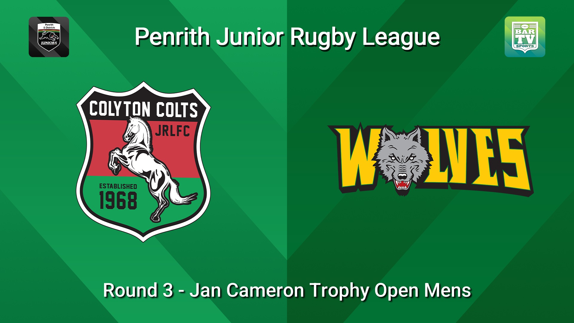 260419-video-Penrith & District Junior Rugby League Round 3 - Jan Cameron Trophy Open Mens - Colyton v Windsor Wolves Minigame Slate Image