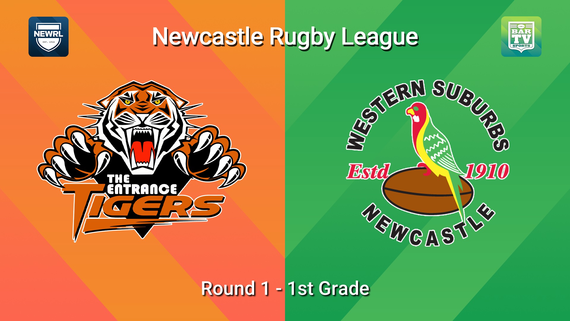 260411-video-Newcastle RL Round 1 - 1st Grade - The Entrance Tigers v Western Suburbs Rosellas Slate Image
