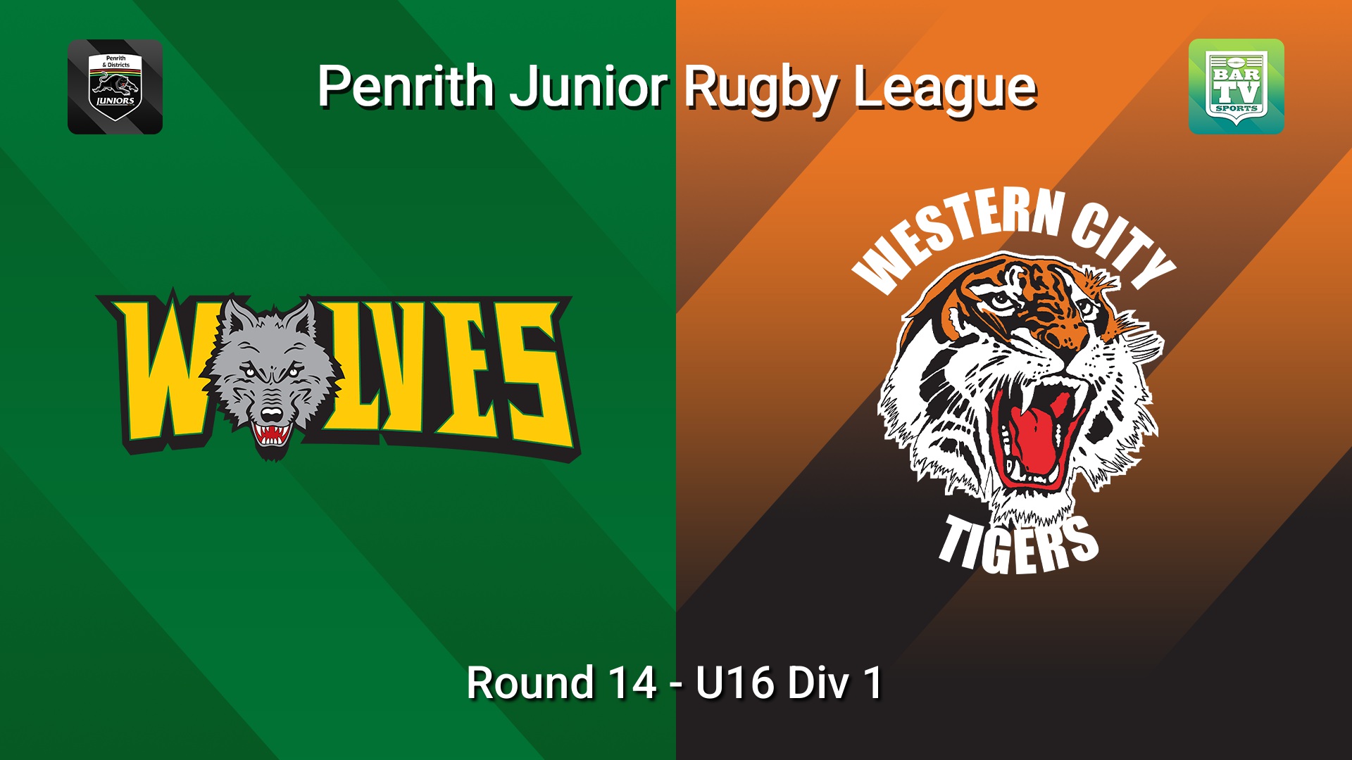 260801-video-Penrith & District Junior Rugby League Round 14 - U16 Div 1 - Windsor Wolves v Western City Tigers Slate Image