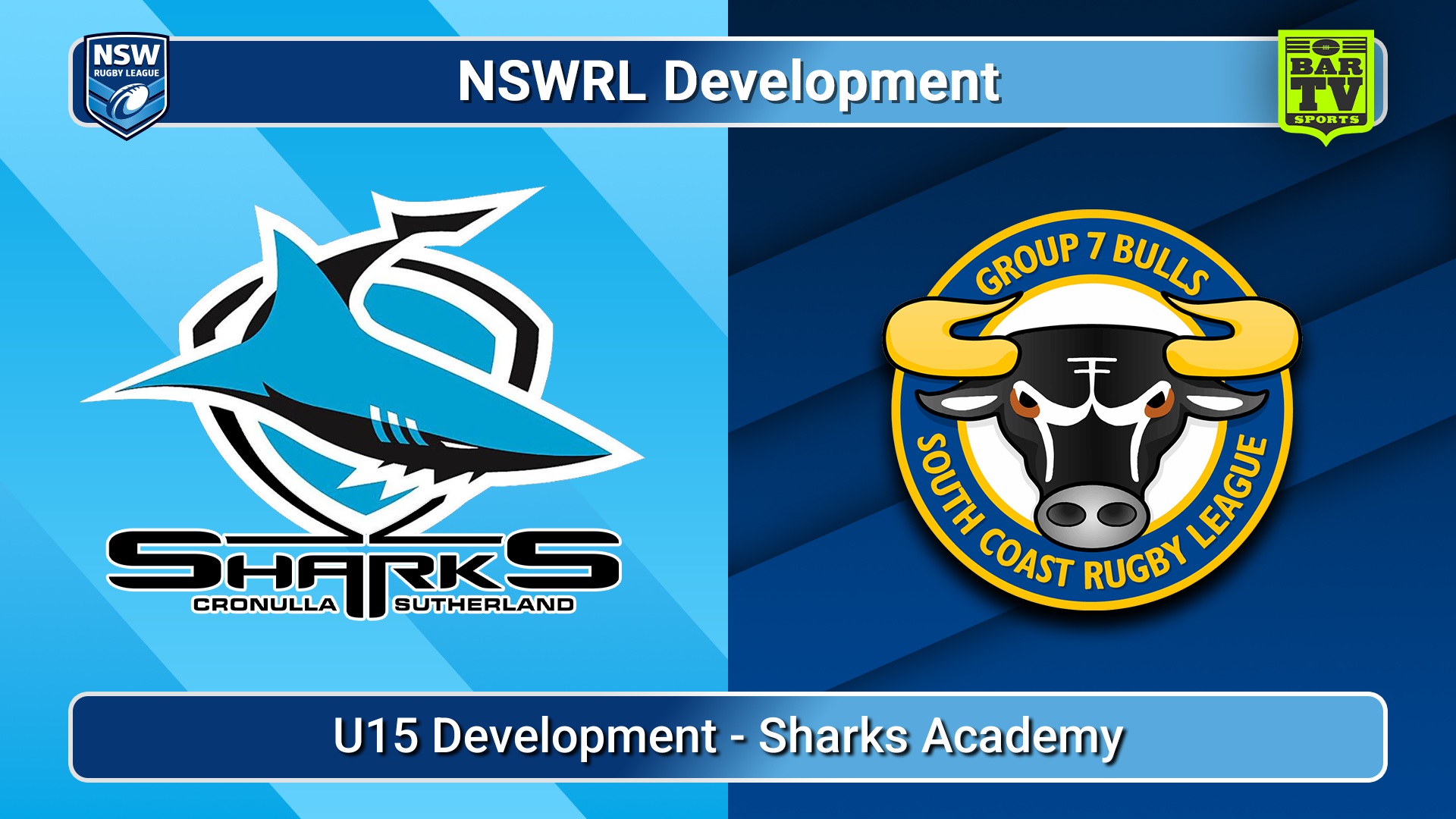 250717-video-NSWRL Development U15 Development - Cronulla-Sutherland Sharks v Group 7 Bulls Slate Image