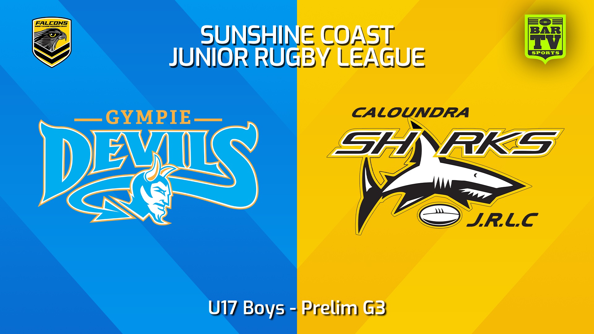 240831-video-Sunshine Coast Junior Rugby League Prelim G3 - U17 Boys - Gympie Devils JRL v Caloundra Sharks JRL Slate Image