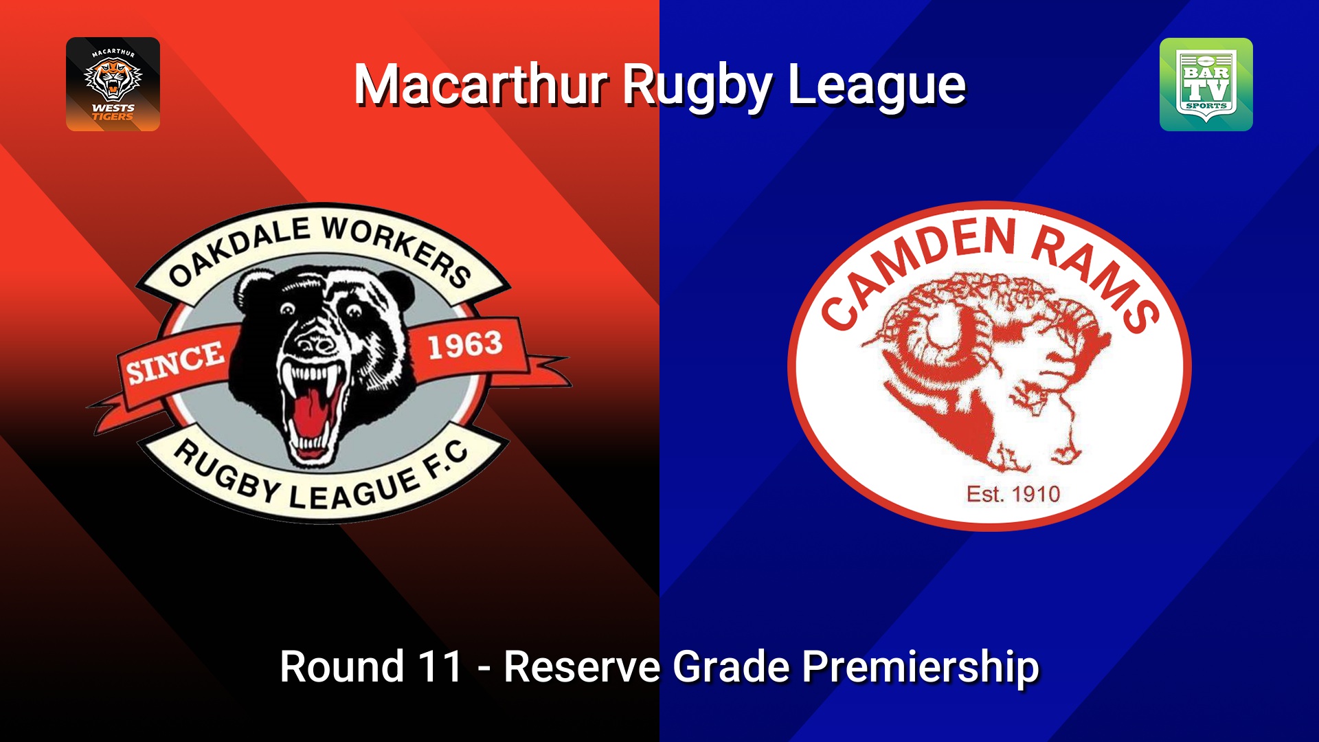 260705-video-Macarthur RL Round 11 - Reserve Grade Premiership - Oakdale Workers Bears v Camden Rams Slate Image
