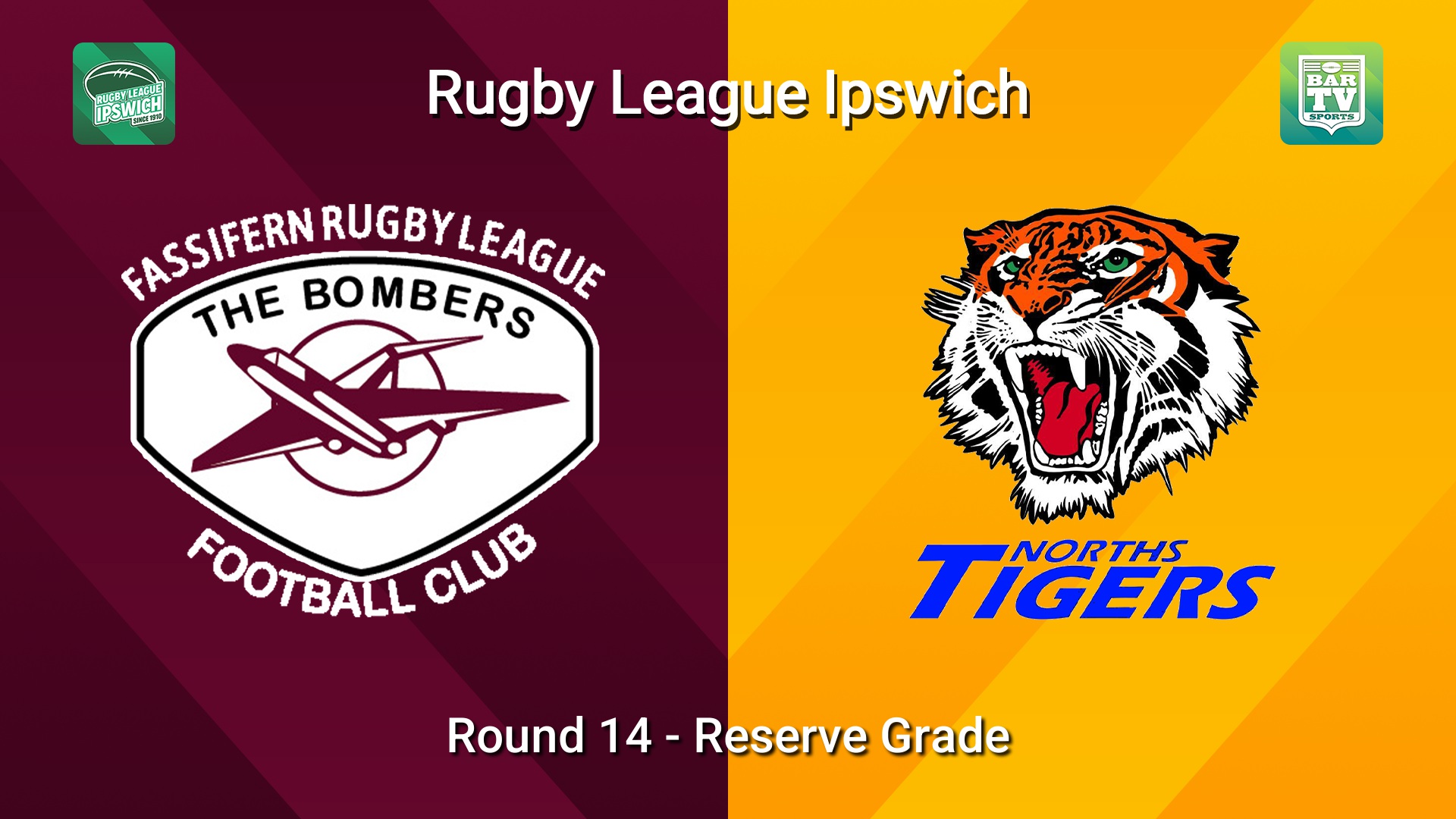 260718-video-Rugby League Ipswich Round 14 - Reserve Grade - Fassifern Bombers v Norths Tigers Slate Image
