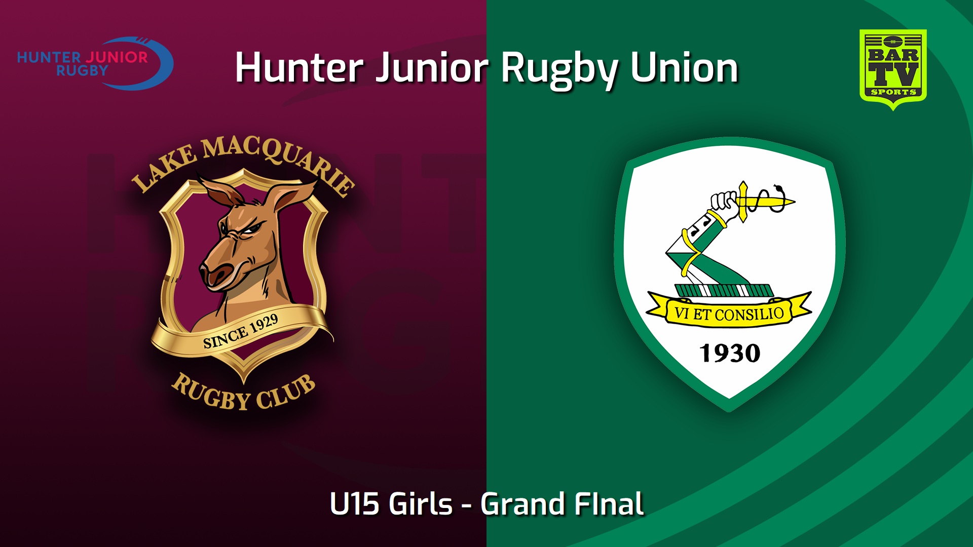 250919-video-Hunter Junior Rugby Union Grand FInal - U15 Girls - Lake Macquarie v Merewether Carlton Minigame Slate Image