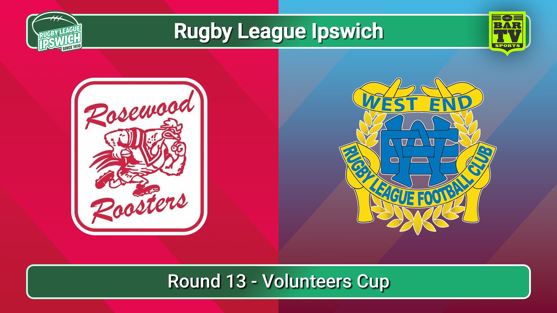 250809-video-Rugby League Ipswich Round 13 - Volunteers Cup - Rosewood v West End Slate Image