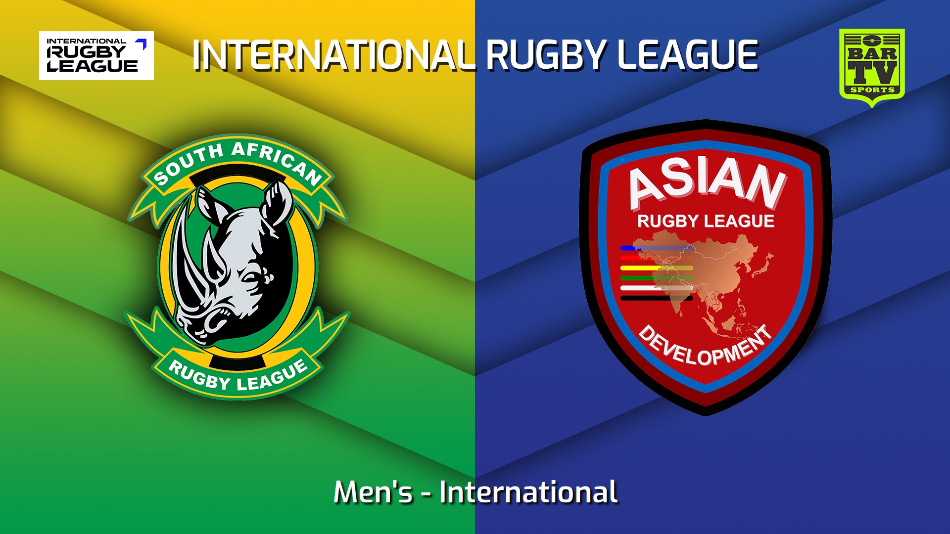 240721-video-International RL International - Men's - South Africa v Asian Rugby League Development Slate Image