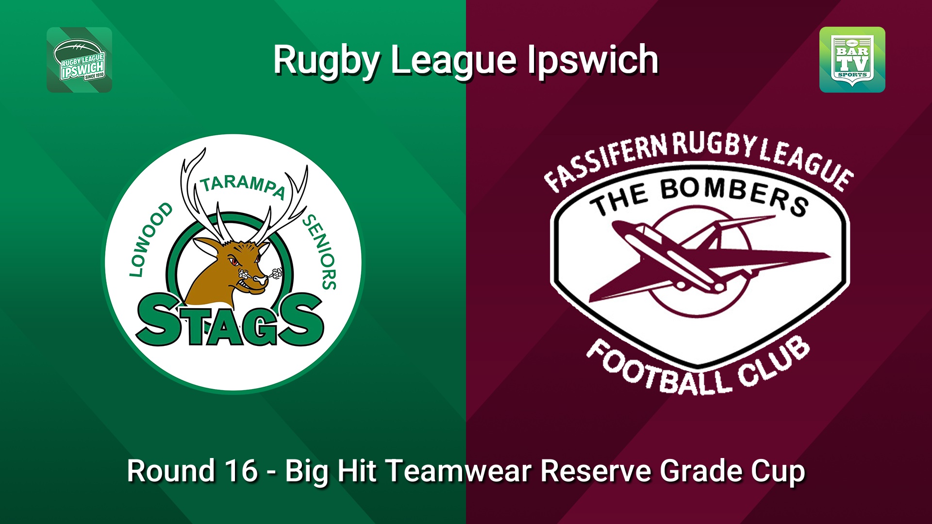 260802-video-Rugby League Ipswich Round 16 - Big Hit Teamwear Reserve Grade Cup - Lowood Stags v Fassifern Bombers Slate Image