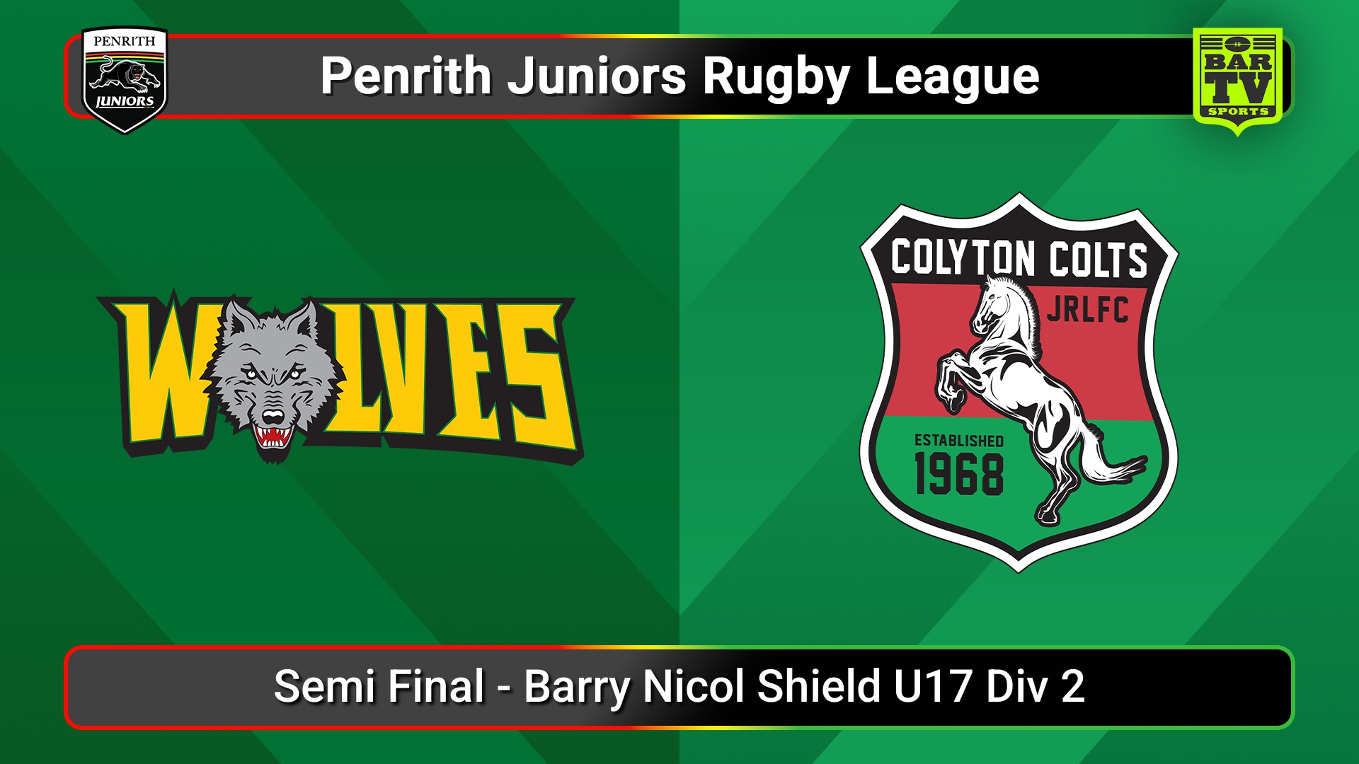 250816-video-Penrith & District Junior Rugby League Semi Final - Barry Nicol Shield U17 Div 2 - Windsor Wolves v Colyton Slate Image