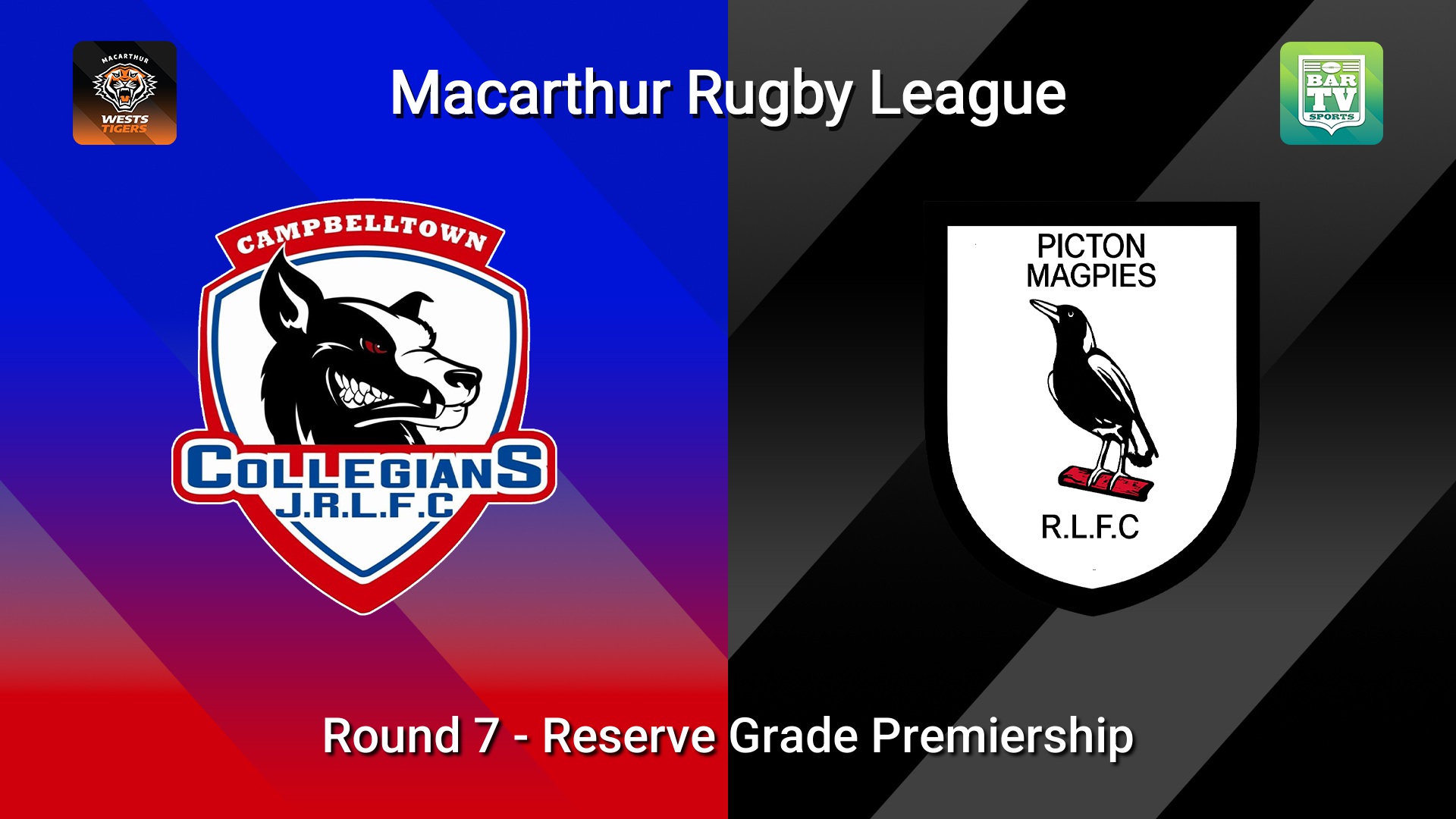 260607-video-Macarthur RL Round 7 - Reserve Grade Premiership - Campbelltown Collegians v Picton Magpies Slate Image