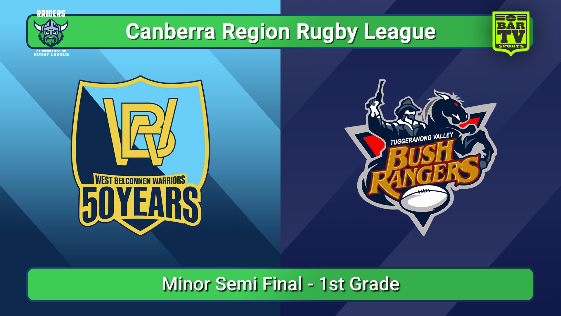 250831-video-Canberra Minor Semi Final - 1st Grade - West Belconnen Warriors v Tuggeranong Bushrangers Slate Image