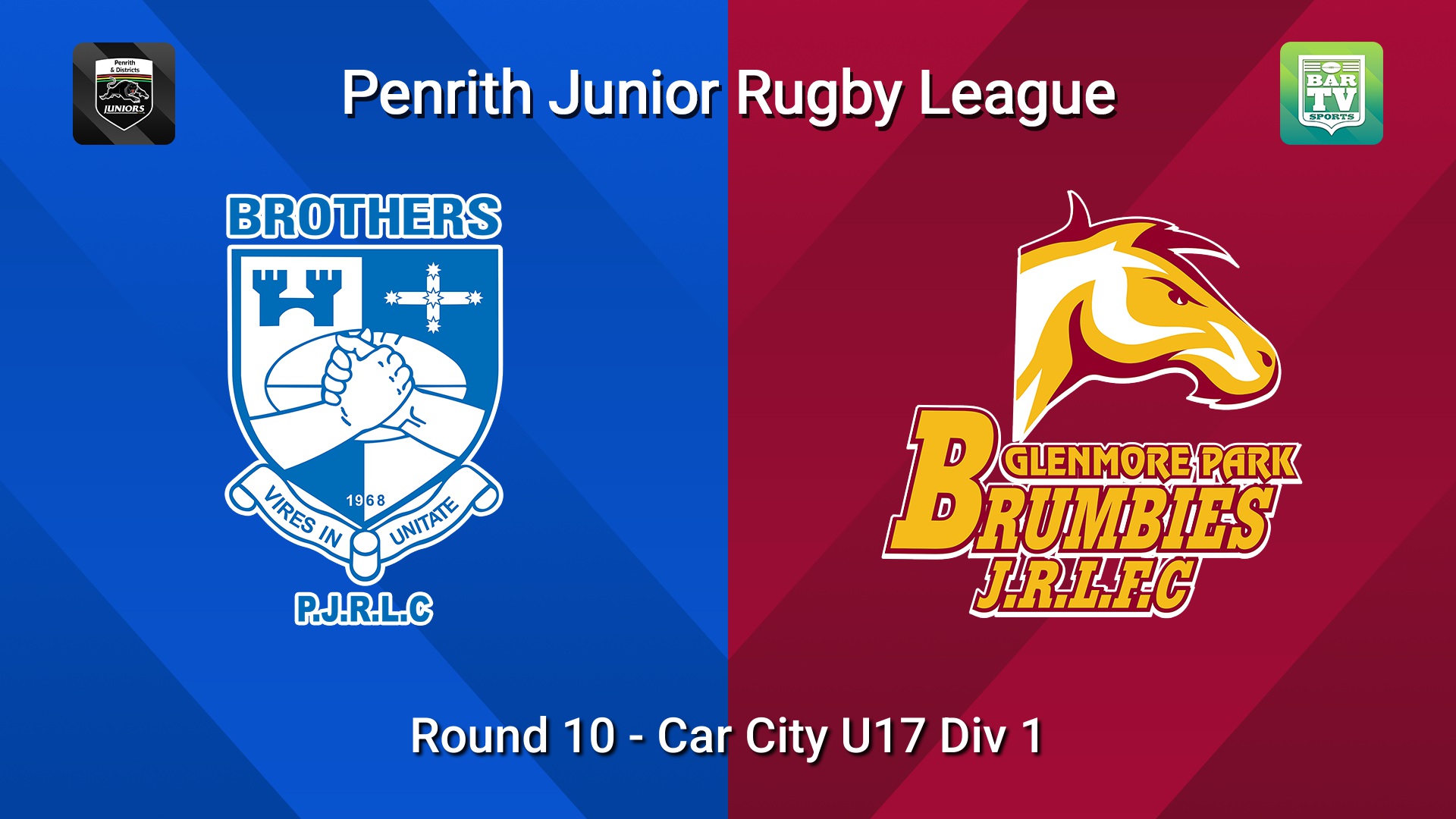 260704-video-Penrith & District Junior Rugby League Round 10 - Car City U17 Div 1 - Brothers v Glenmore Park Slate Image