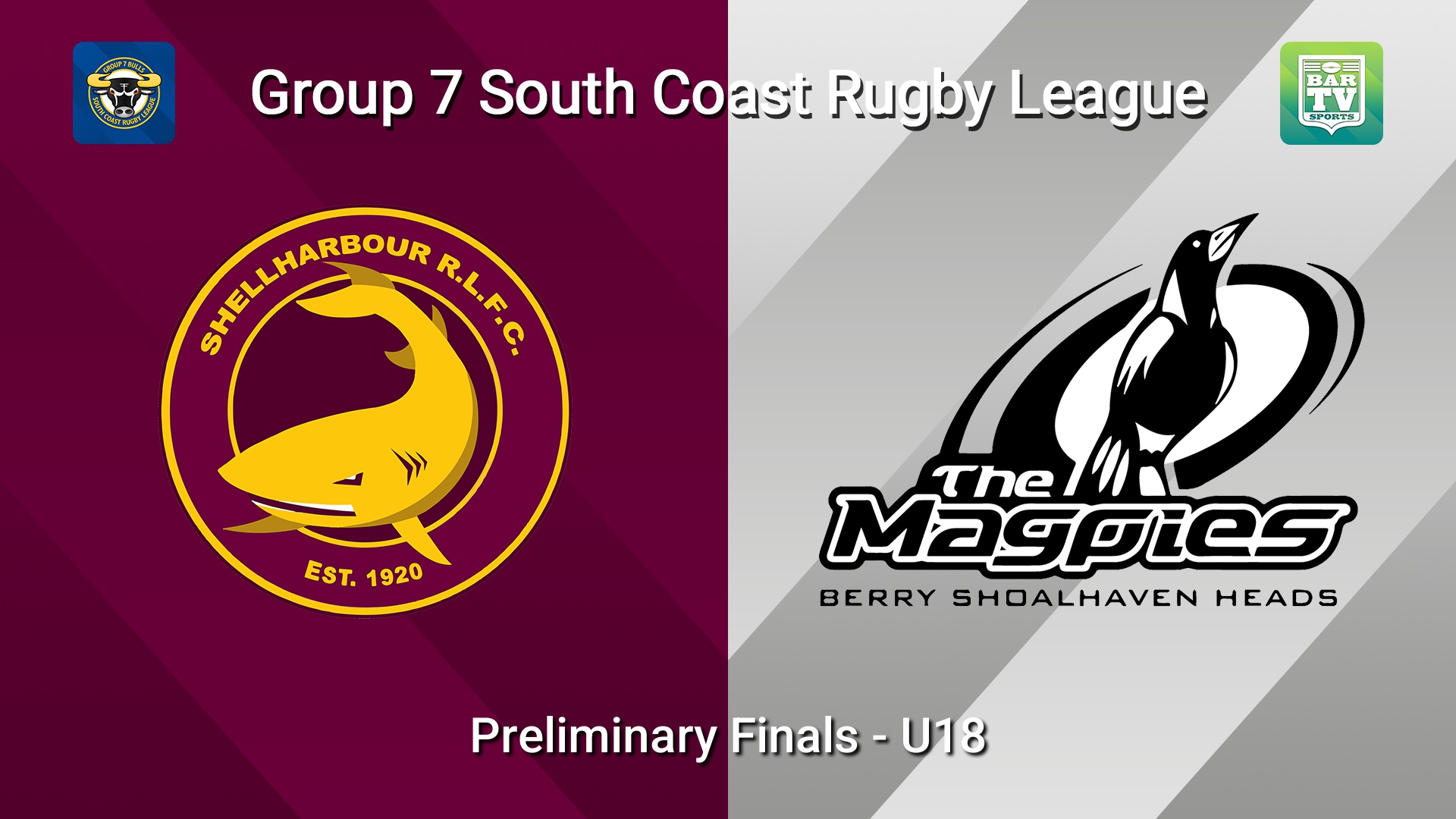 260919-video-South Coast Preliminary Finals - U18 - Shellharbour Sharks v Berry-Shoalhaven Heads Slate Image