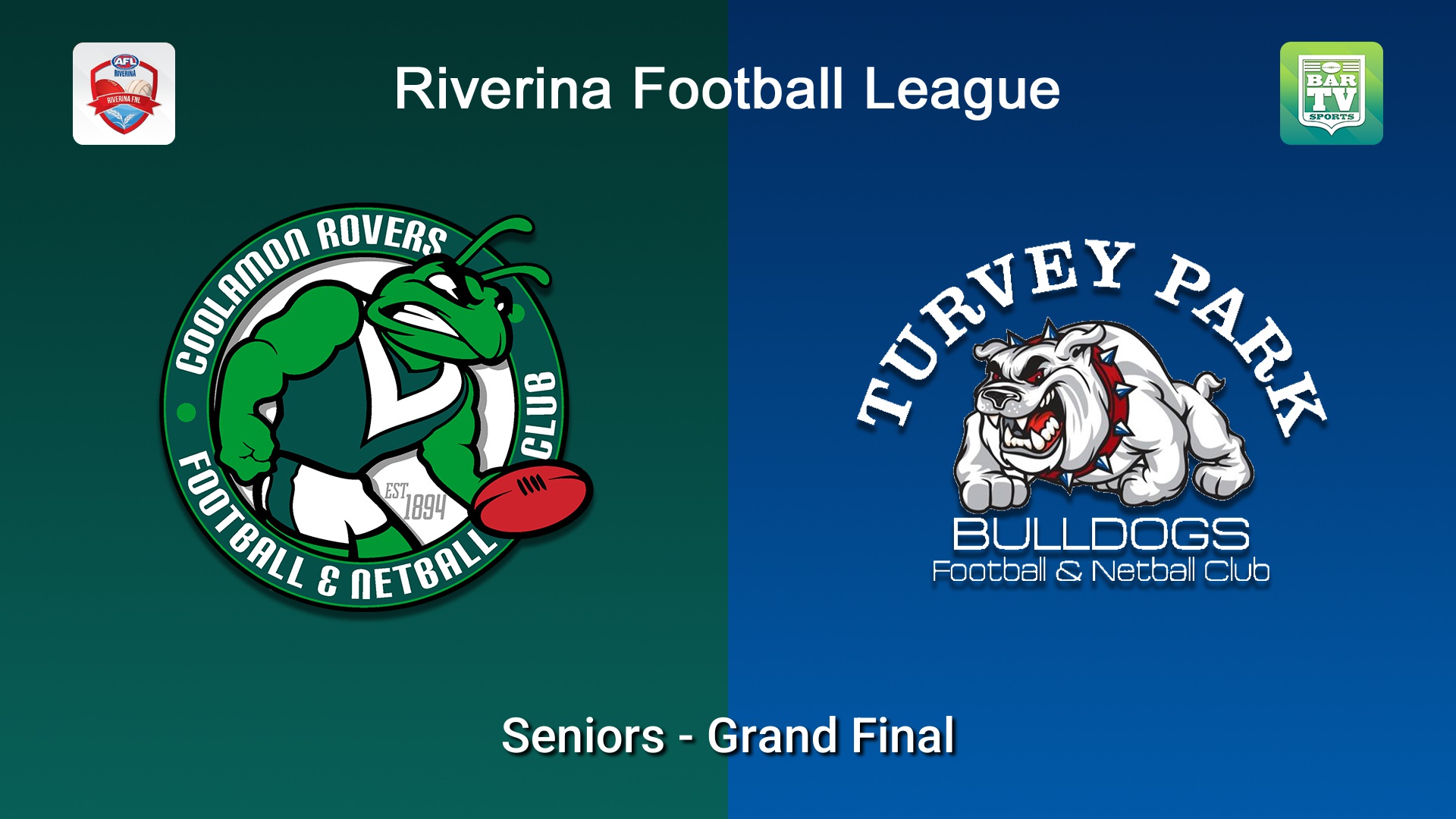 260912-video-Riverina Football League Grand Final - Seniors - Coolamon Rovers v Turvey Park Bulldogs Minigame Slate Image