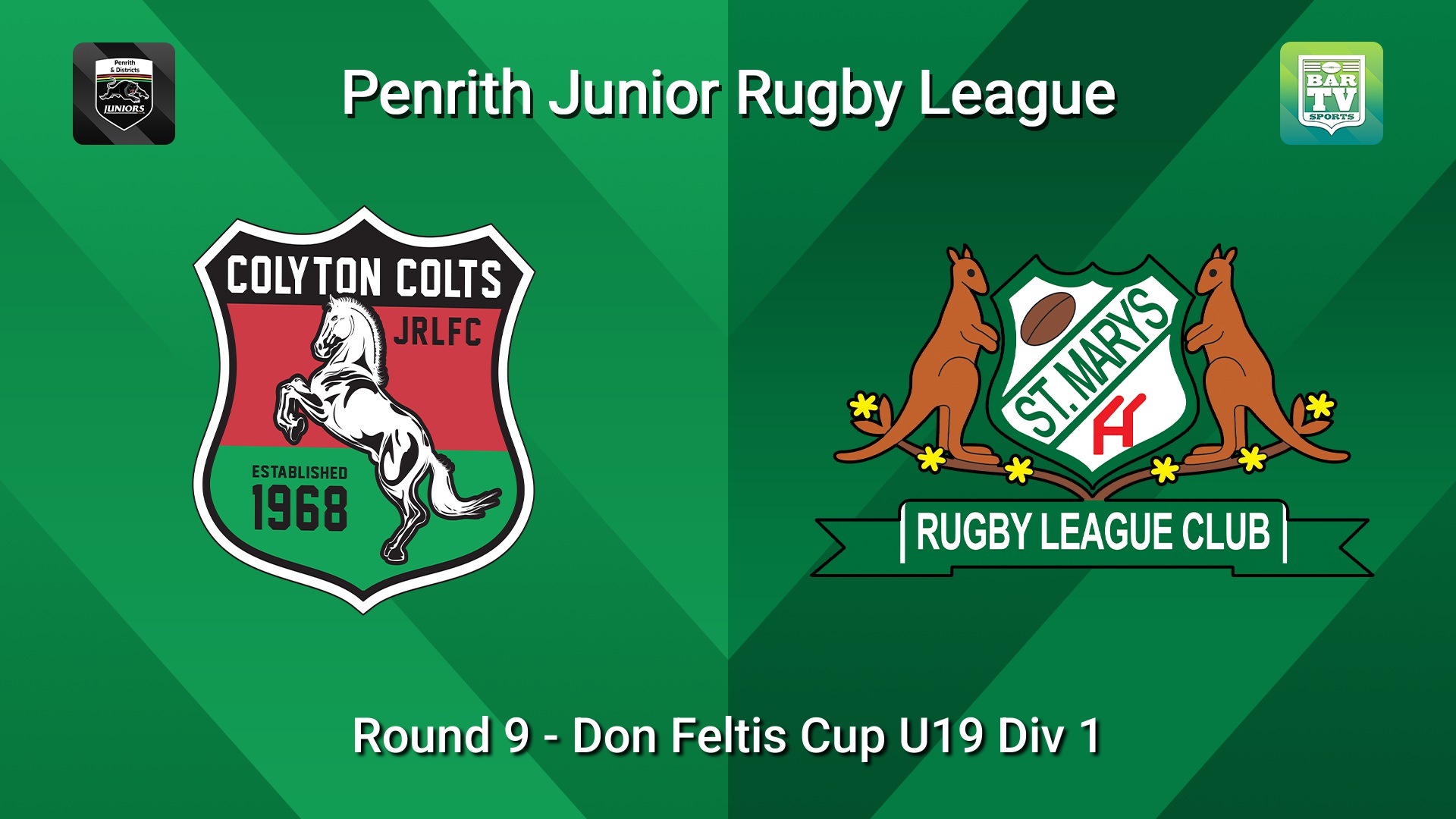 260620-video-Penrith & District Junior Rugby League Round 9 - Don Feltis Cup U19 Div 1 - Colyton v St Marys Minigame Slate Image