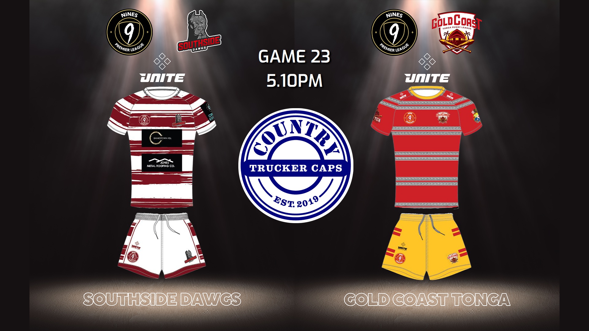 240126-Nines Premier League Game 23 - Zambrero Pool - Southside Dawgs v Gold Coast Tonga Slate Image